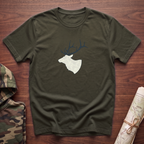 Elk Topography Silhouette T-Shirt