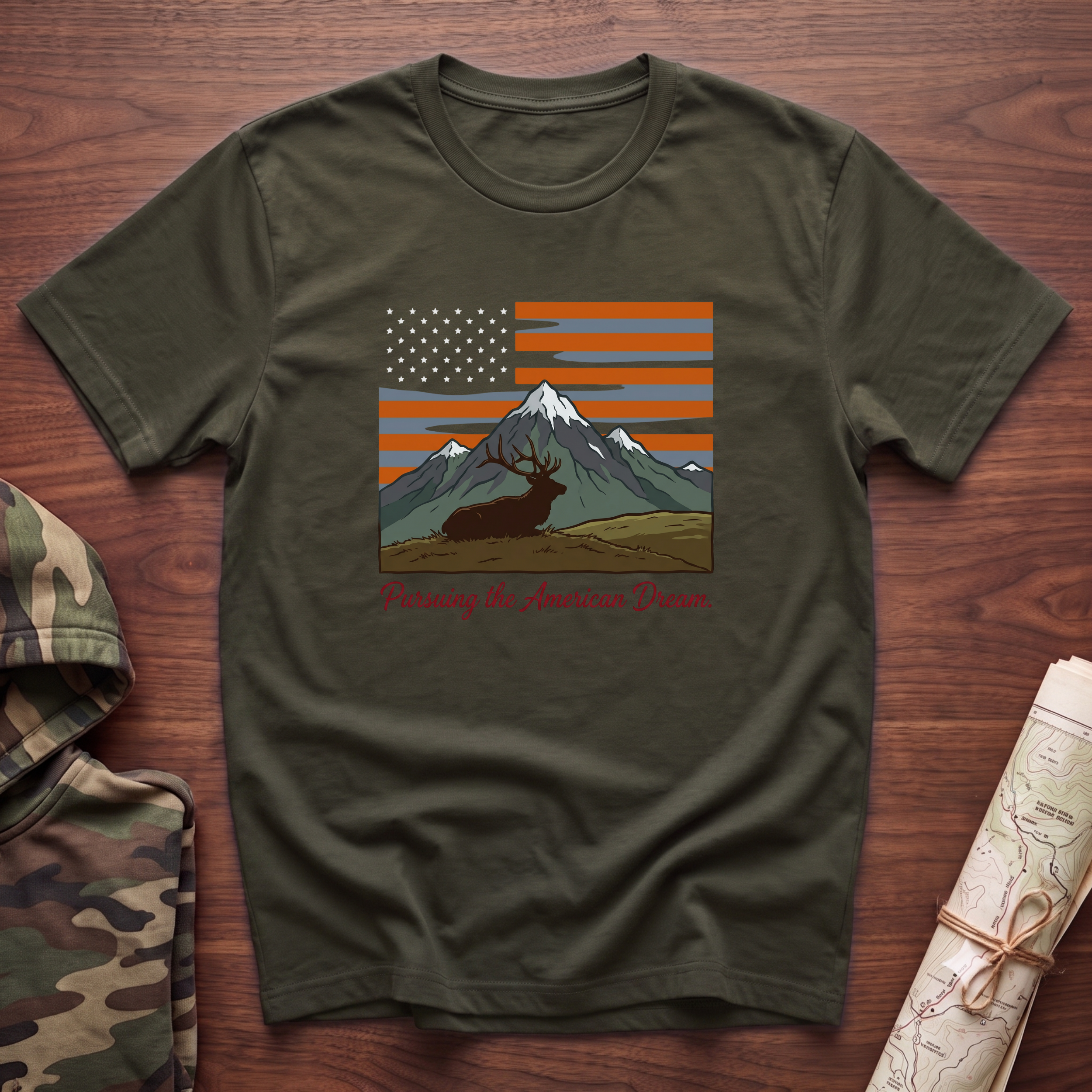 Pursuing the American Dream Elk T-Shirt