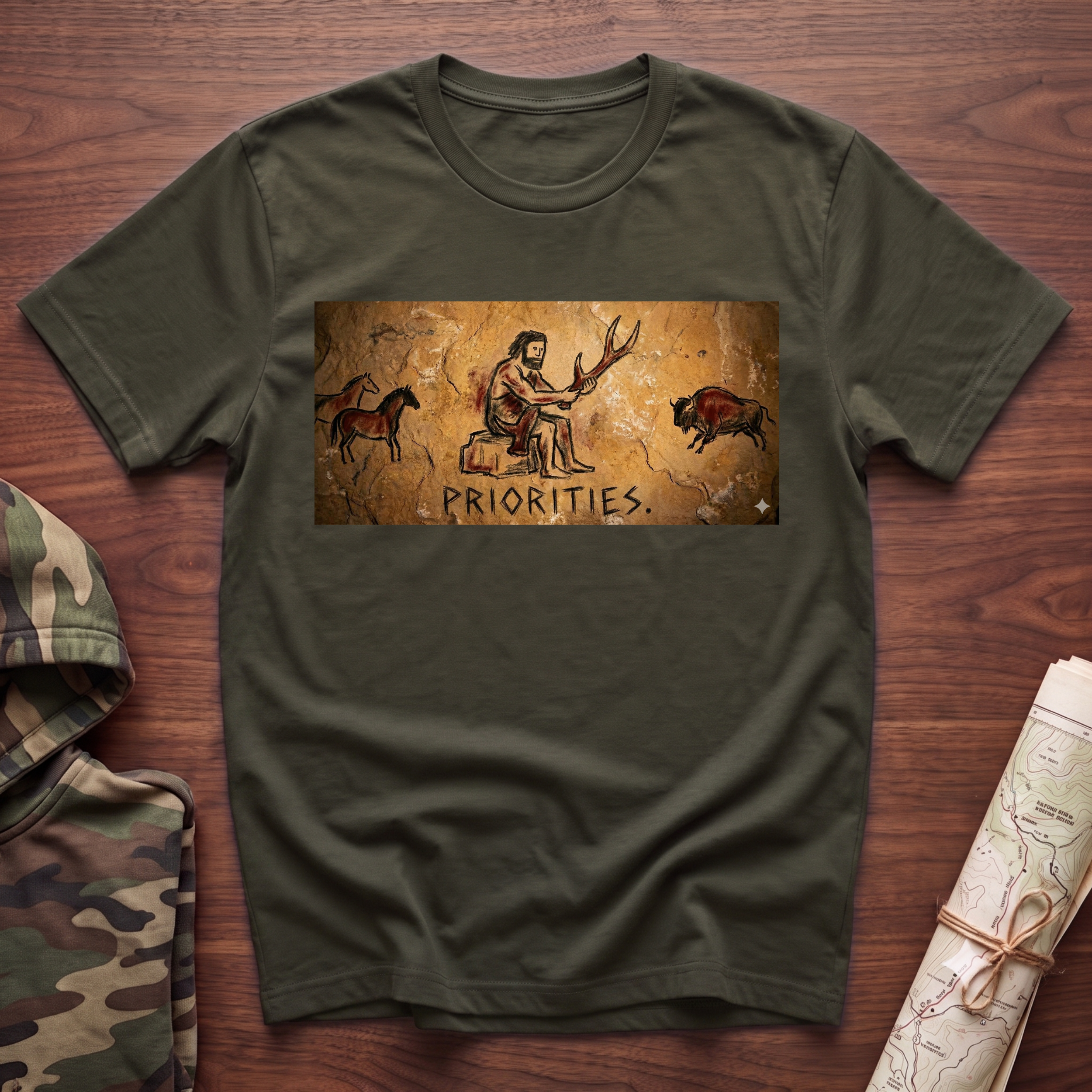 Prehistoric Priorities T-Shirt