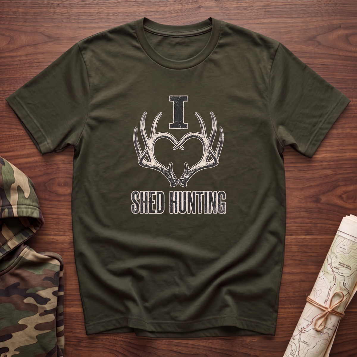 I Heart Shed Hunting T-Shirt