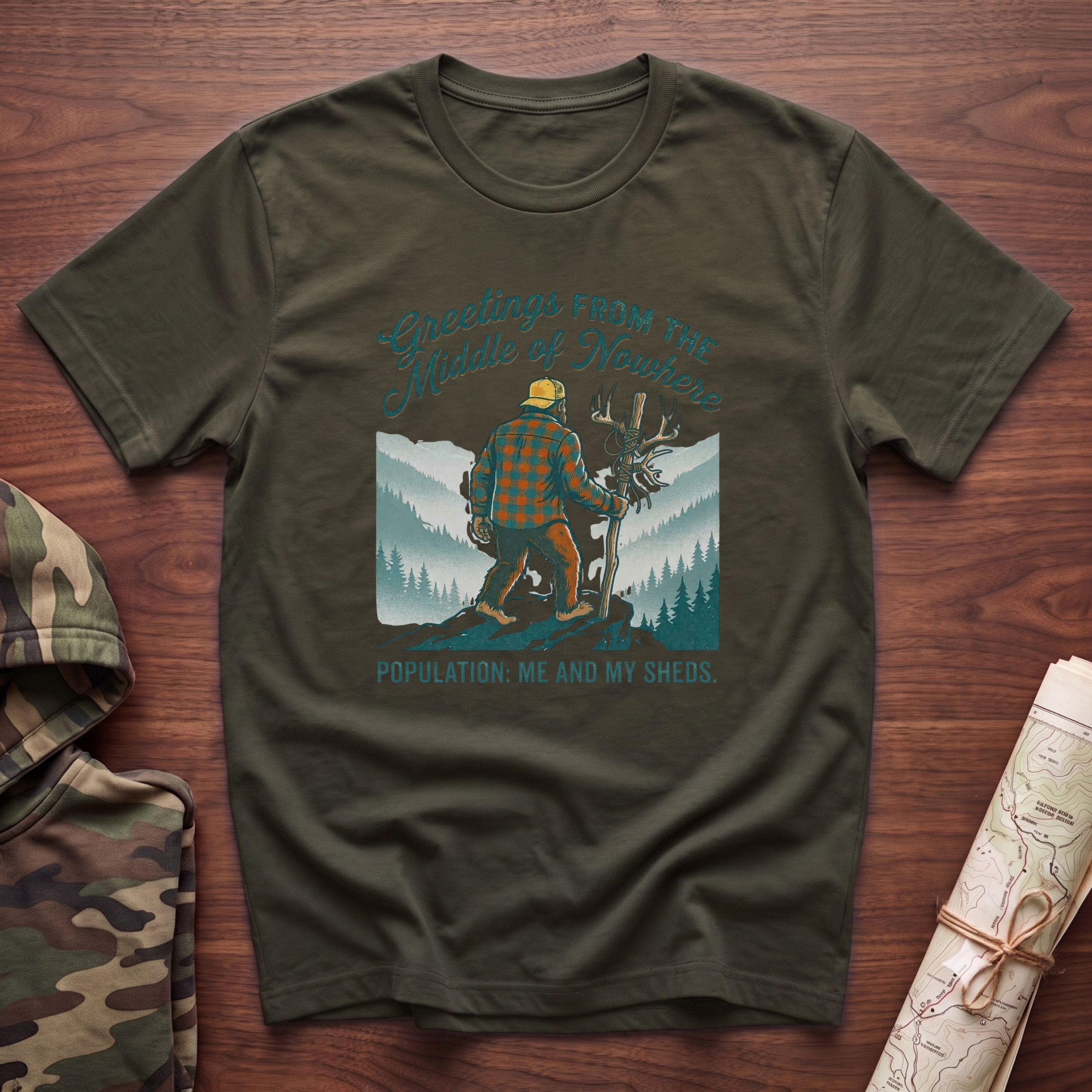 Greetings From the Middle of Nowhere T-Shirt