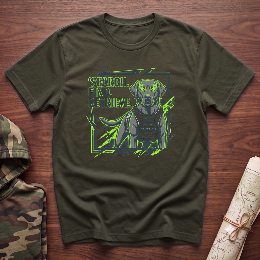 Search. Find. Retrieve. T-Shirt