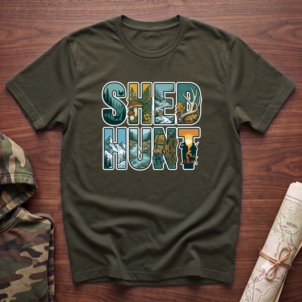 SHED HUNT All Seasons T-Shirt