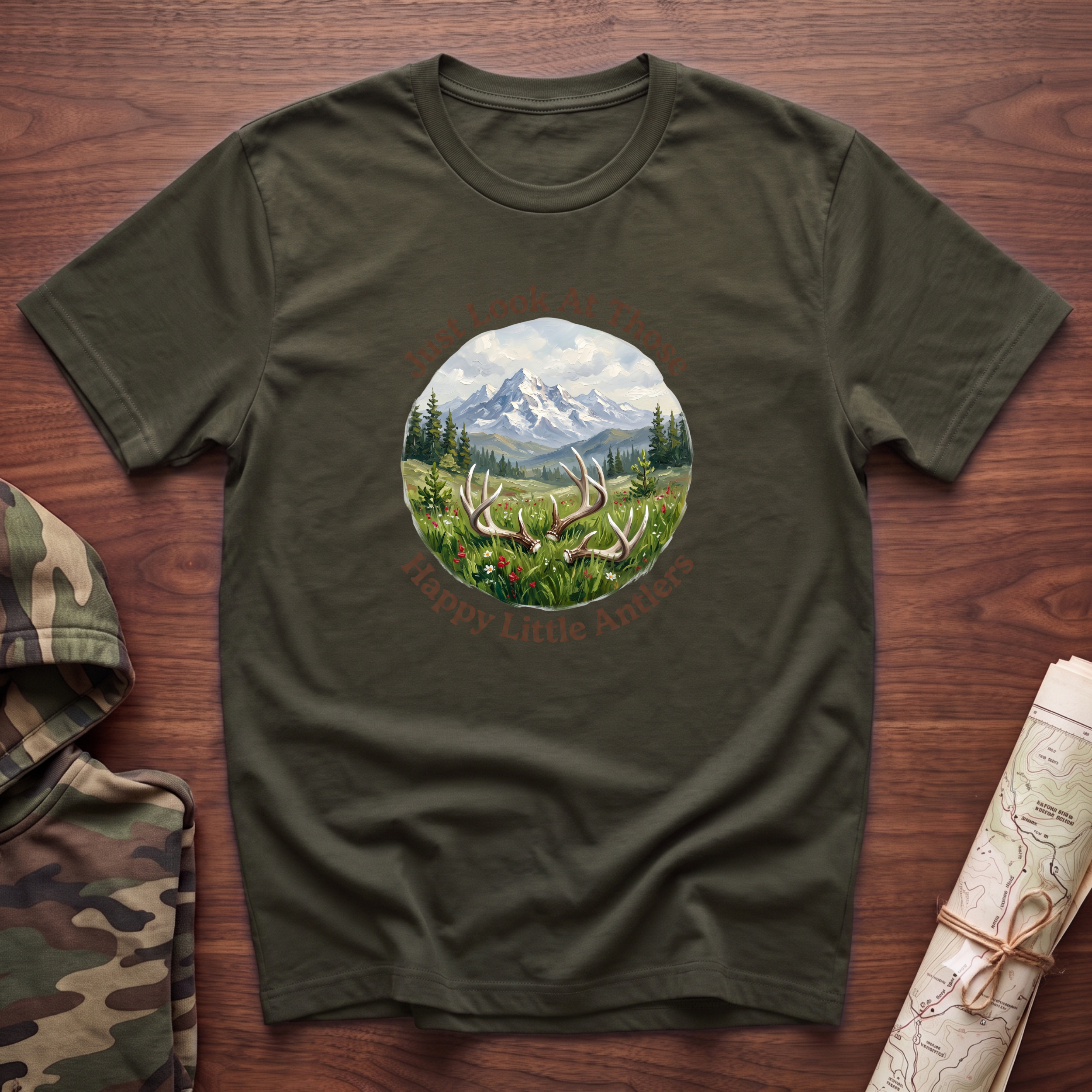 Happy Little Antlers T-Shirt