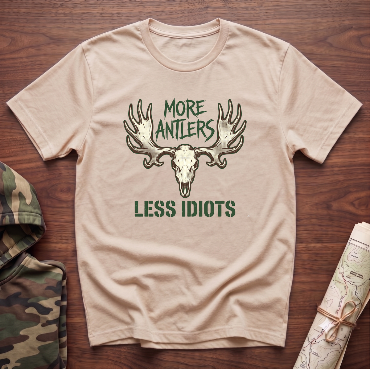 More Antlers, Less Idiots T-Shirt