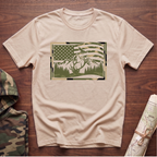 Camo Flag & Elk T-Shirt