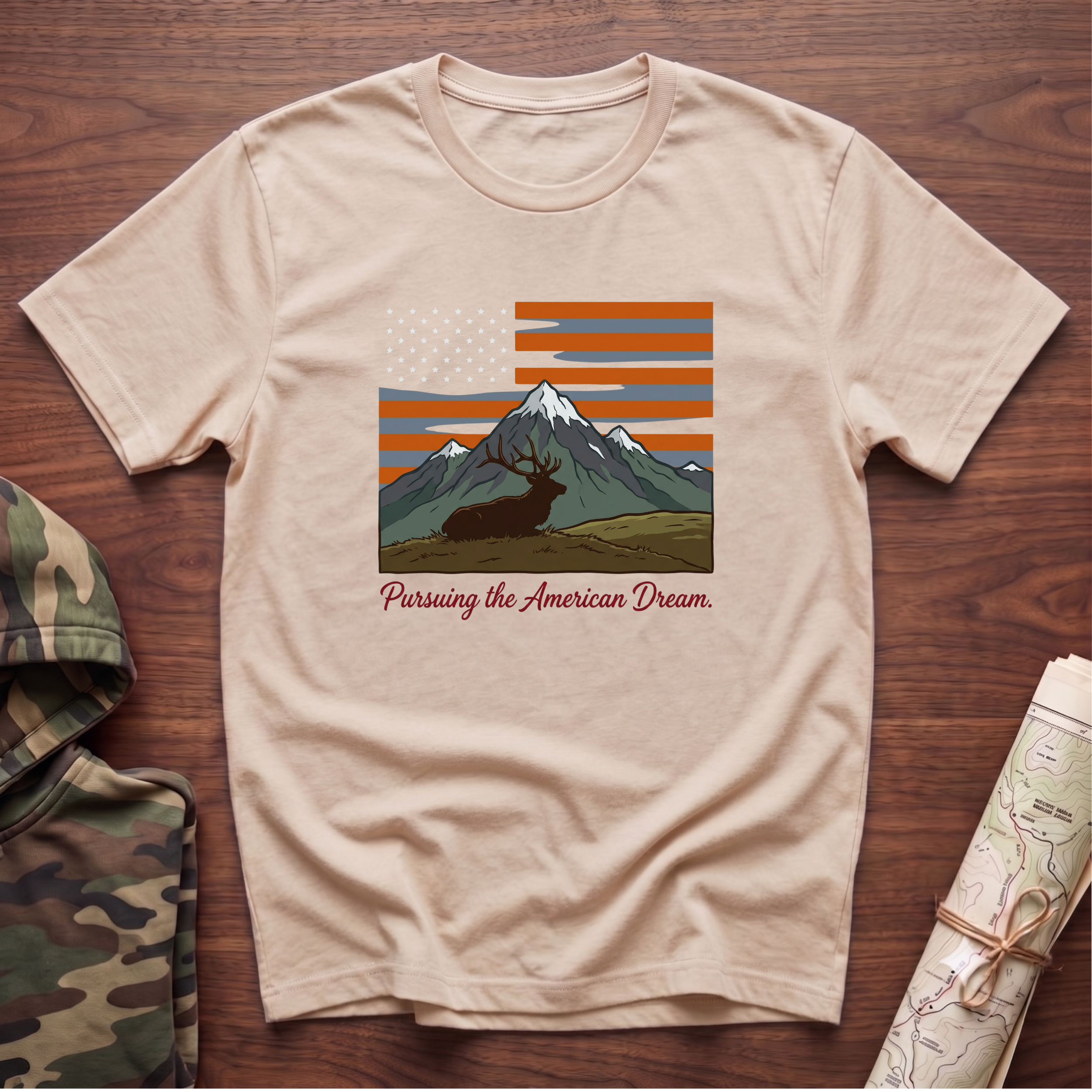 Pursuing the American Dream Elk T-Shirt