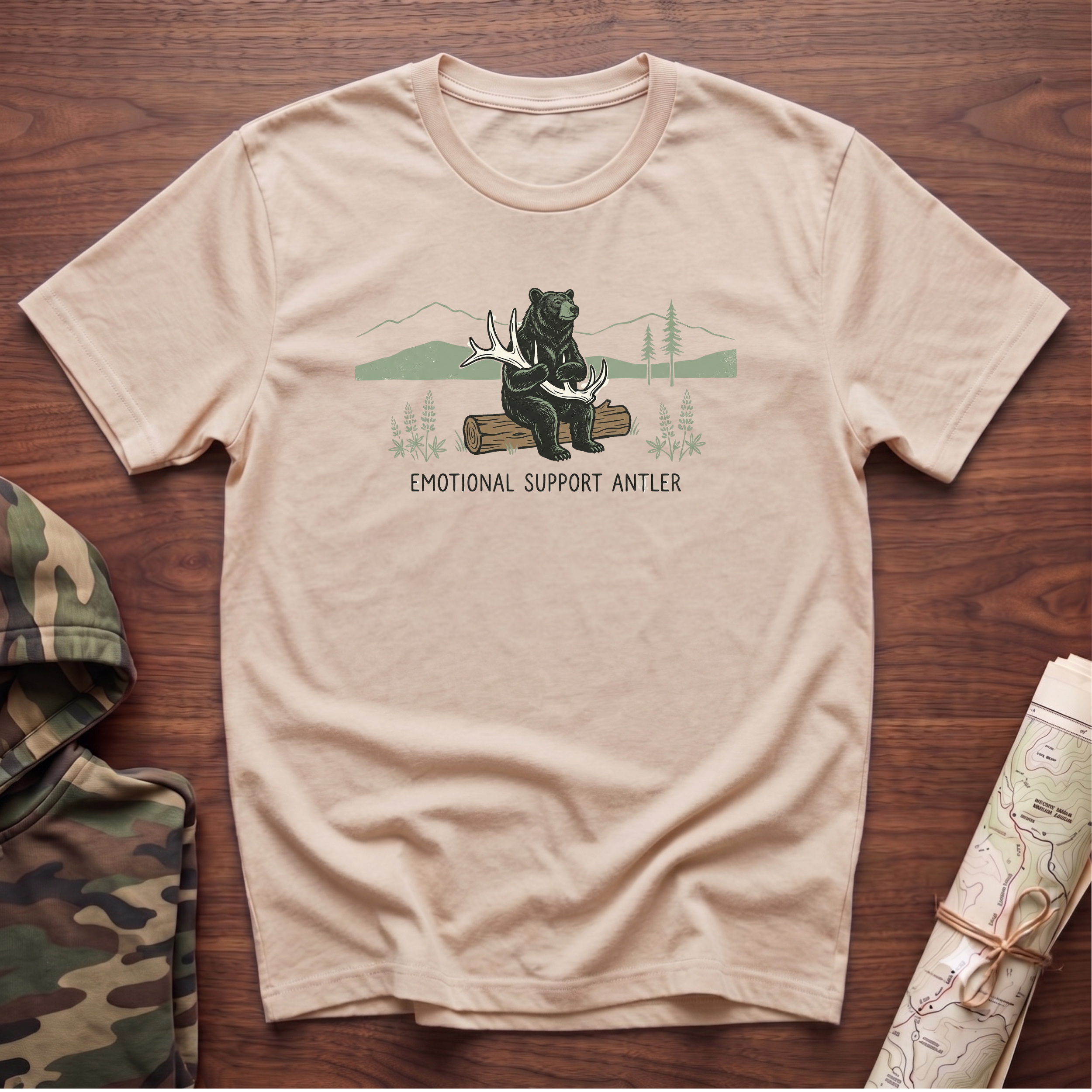 Emotional Support Antler T-Shirt