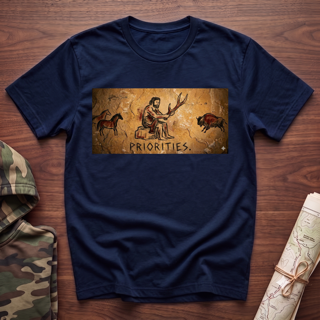 Prehistoric Priorities T-Shirt