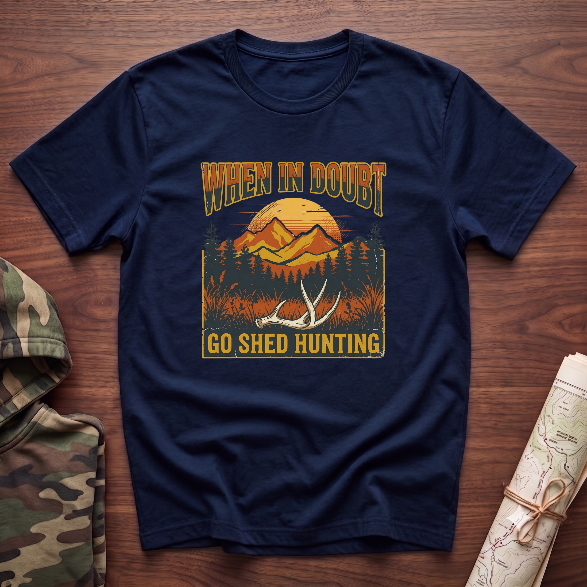 When In Doubt, Go Shed Hunting T-Shirt