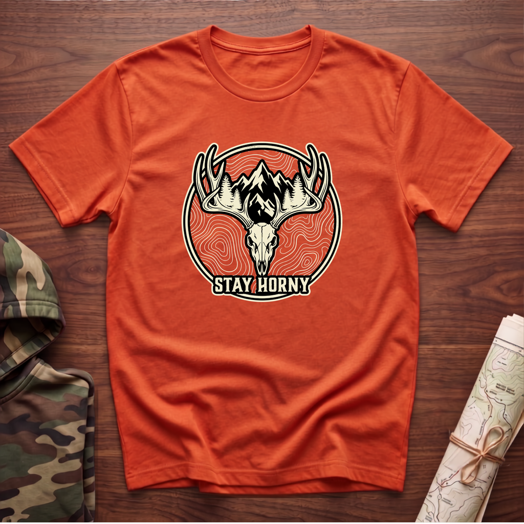 Stay Horny Skull T-Shirt