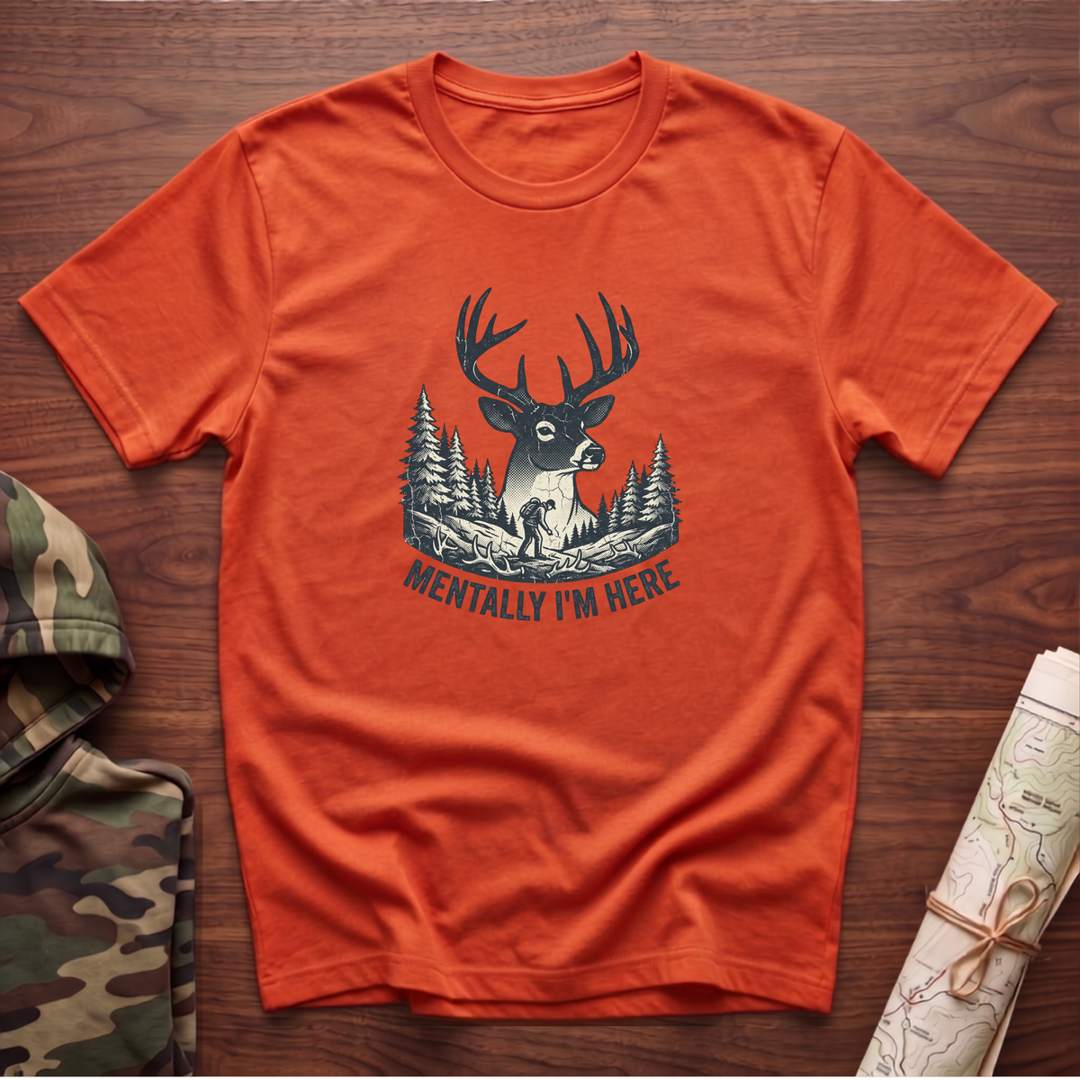 Mentally I'm Here T-Shirt