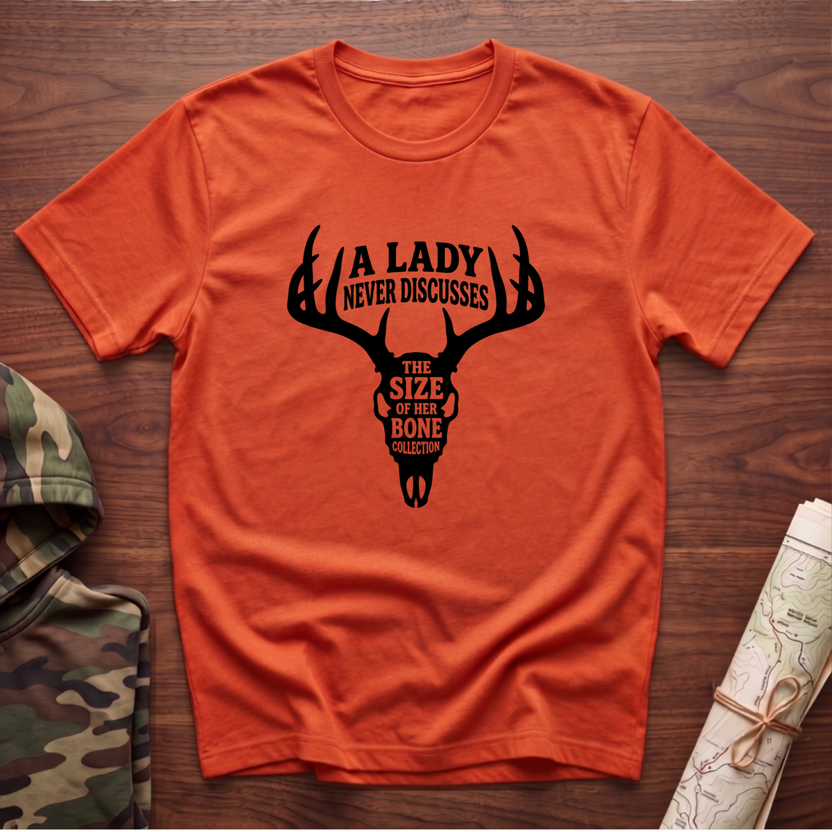 A Lady Never... T-Shirt
