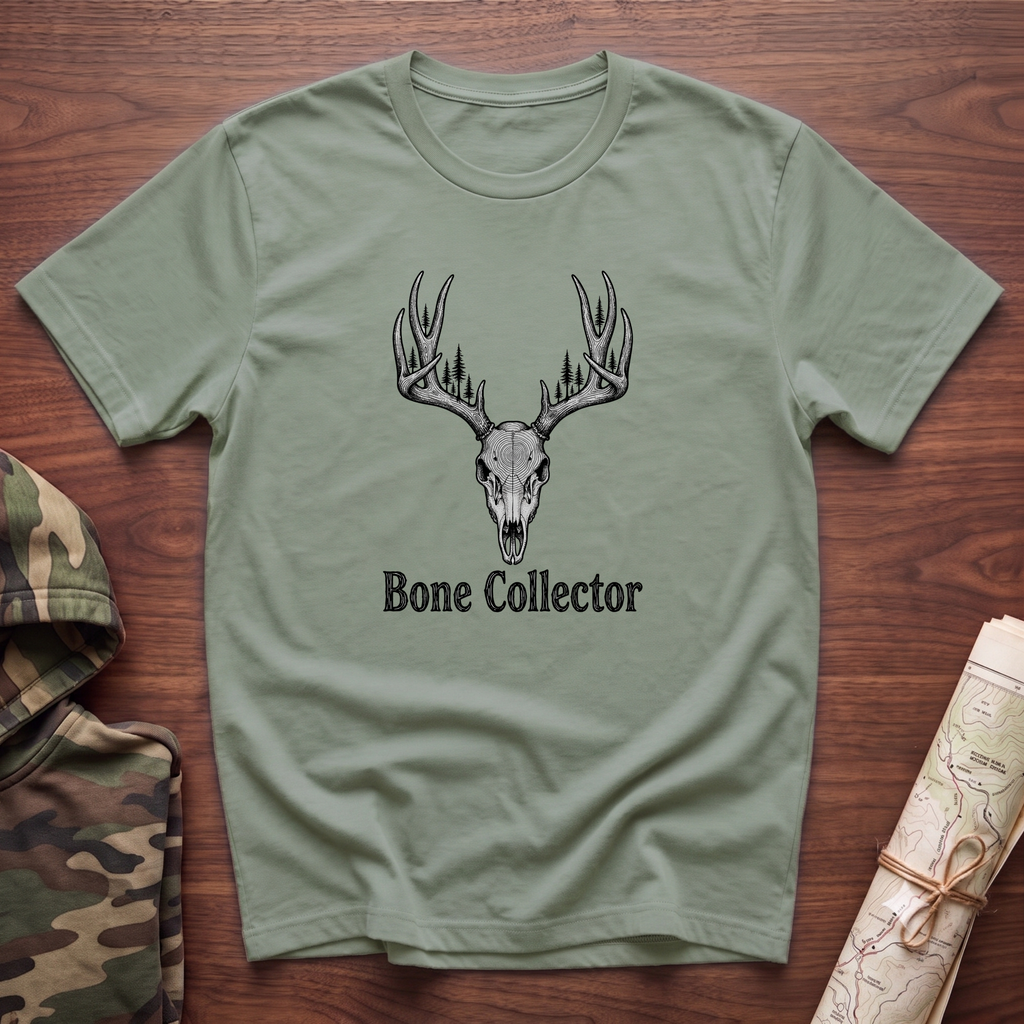 Bone Collector Branching Skull T-Shirt
