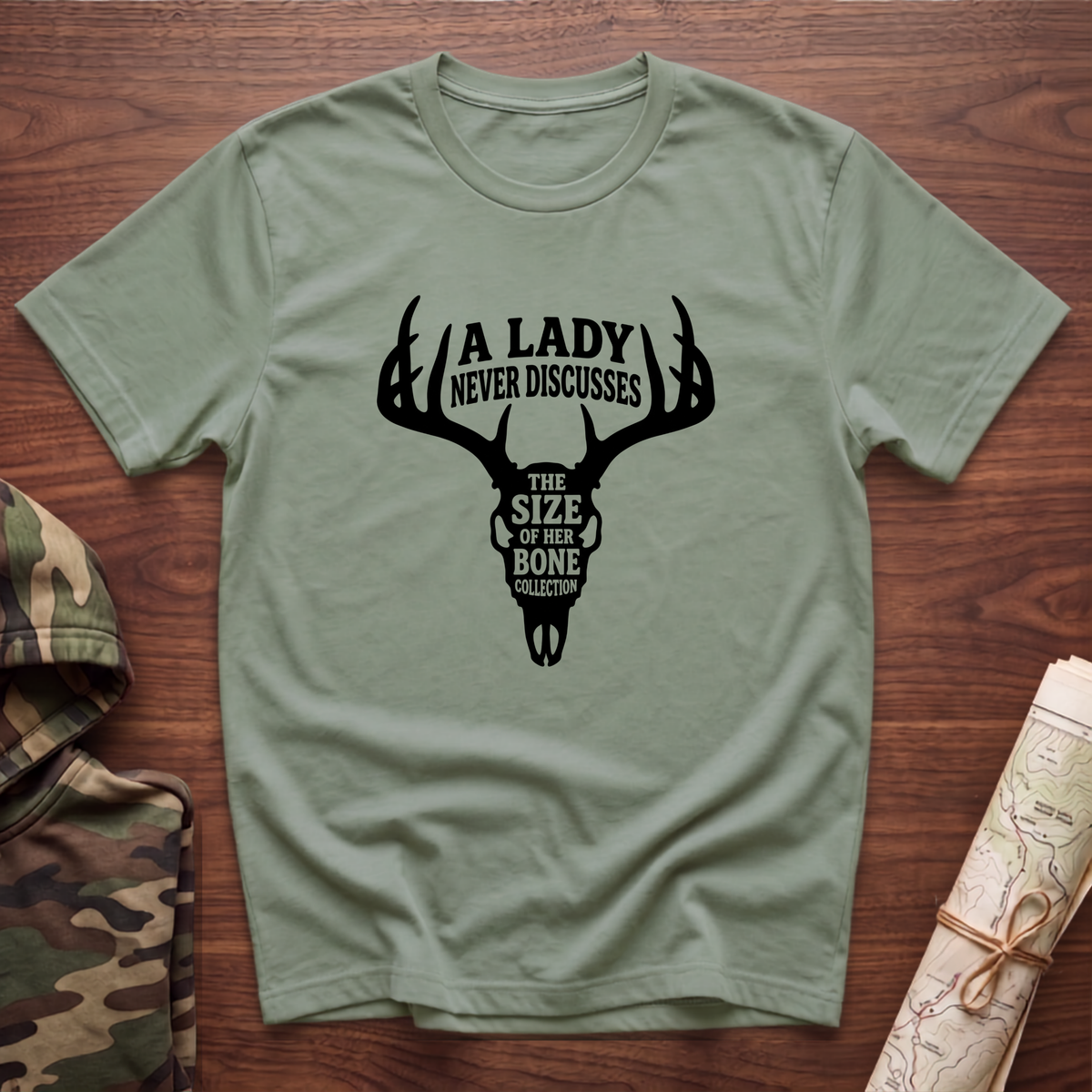 A Lady Never... T-Shirt