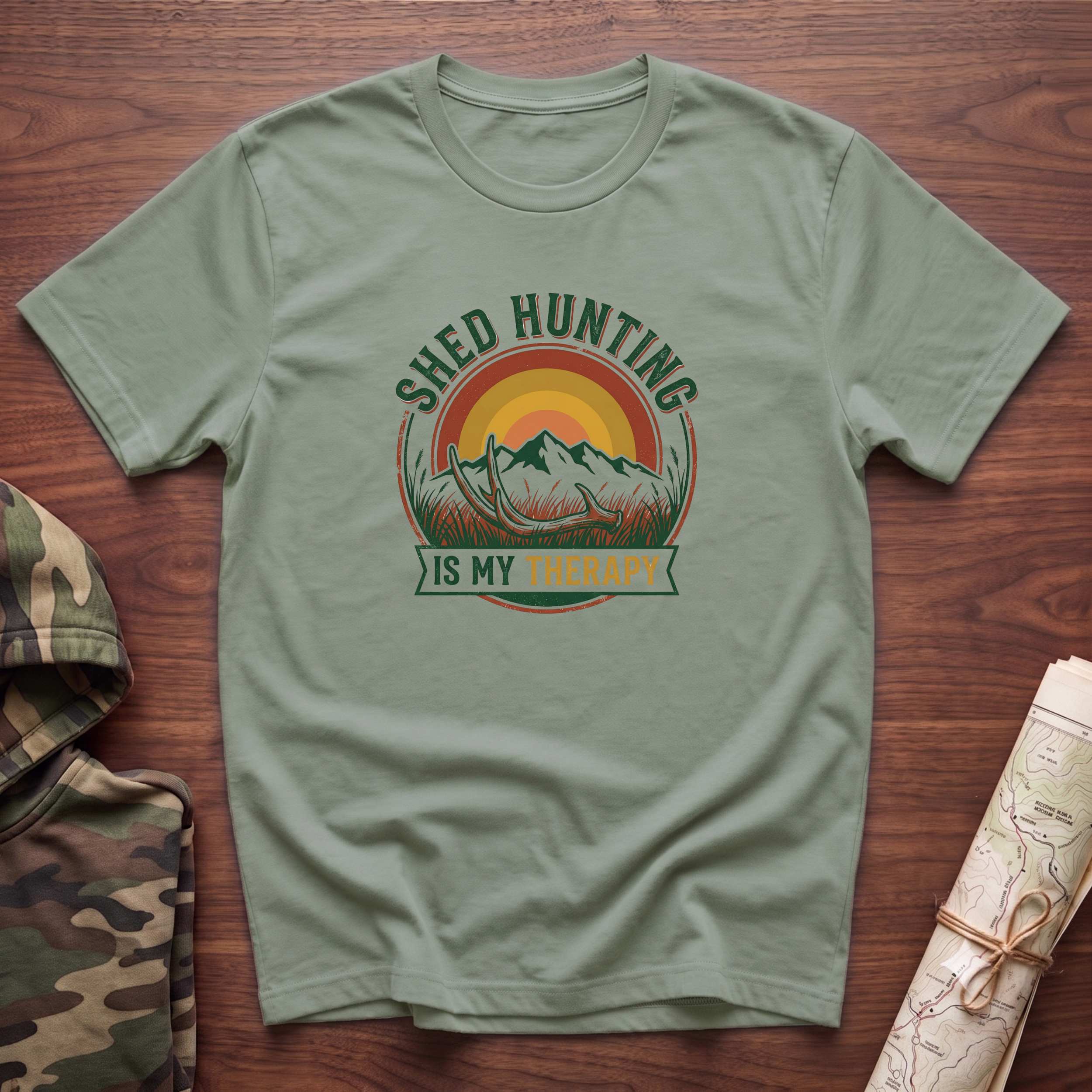 Shed Hunting is my Therapy T-Shirt