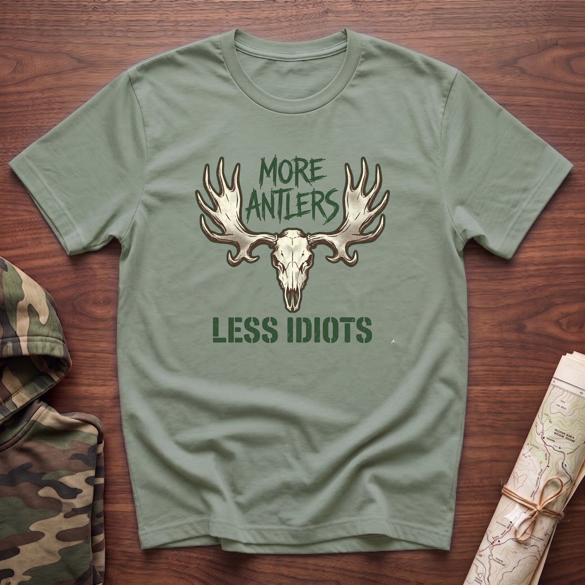 More Antlers, Less Idiots T-Shirt