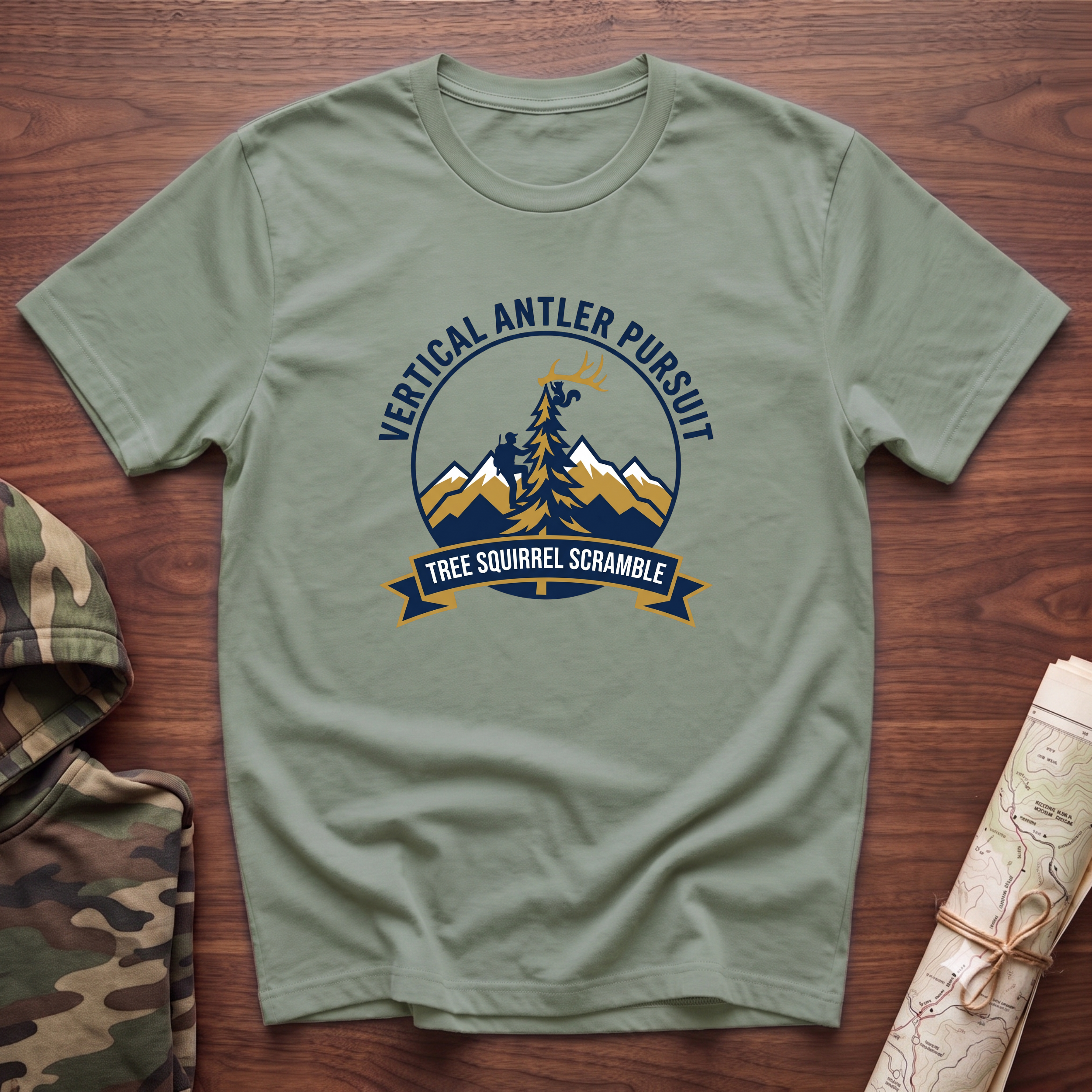 Tree Squirrel Scramble T-Shirt