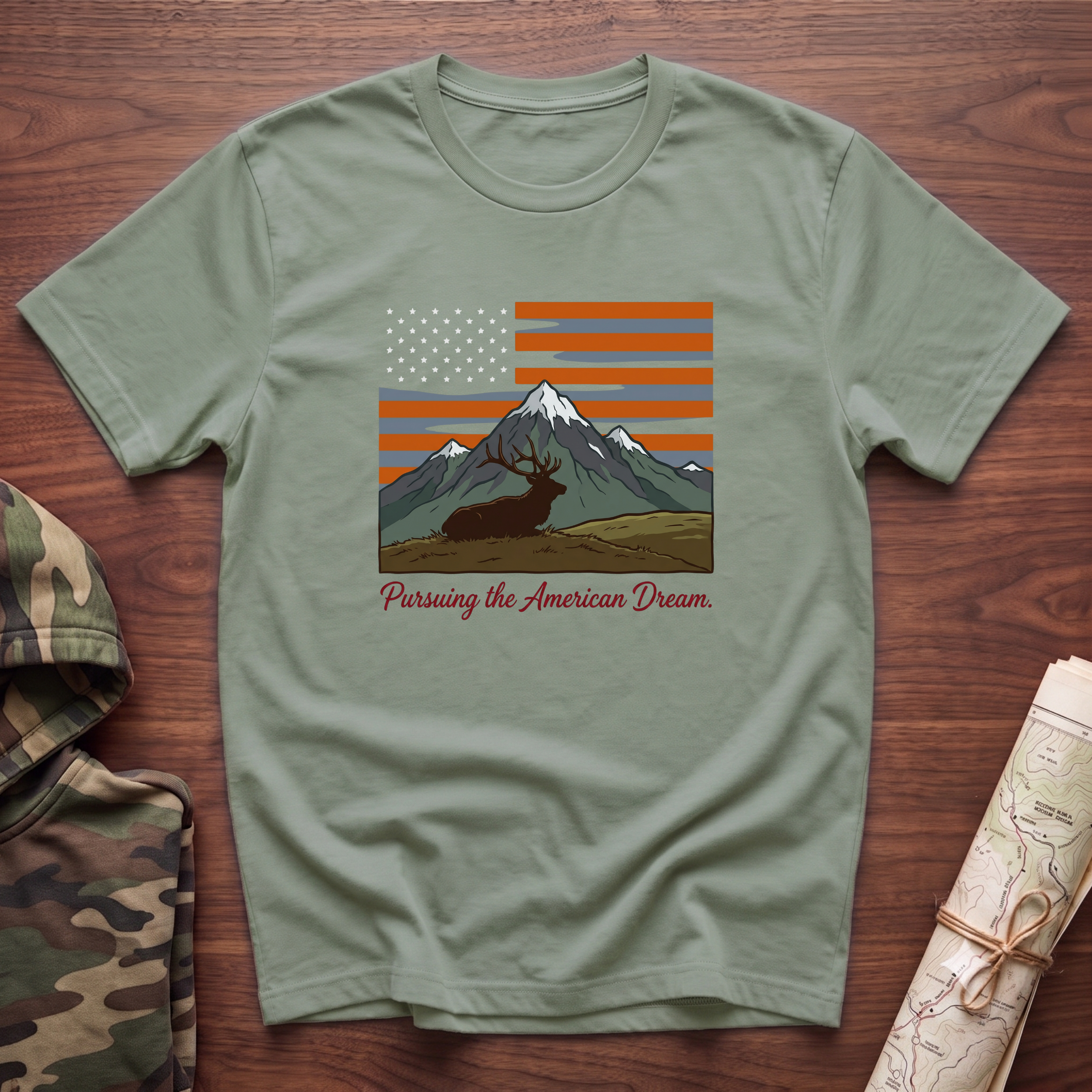 Pursuing the American Dream Elk T-Shirt