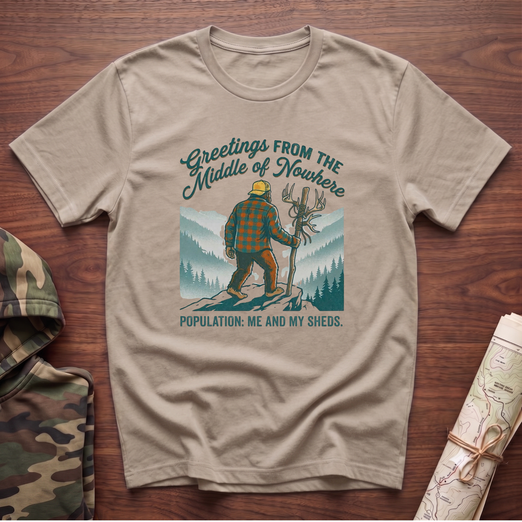 Greetings From the Middle of Nowhere T-Shirt
