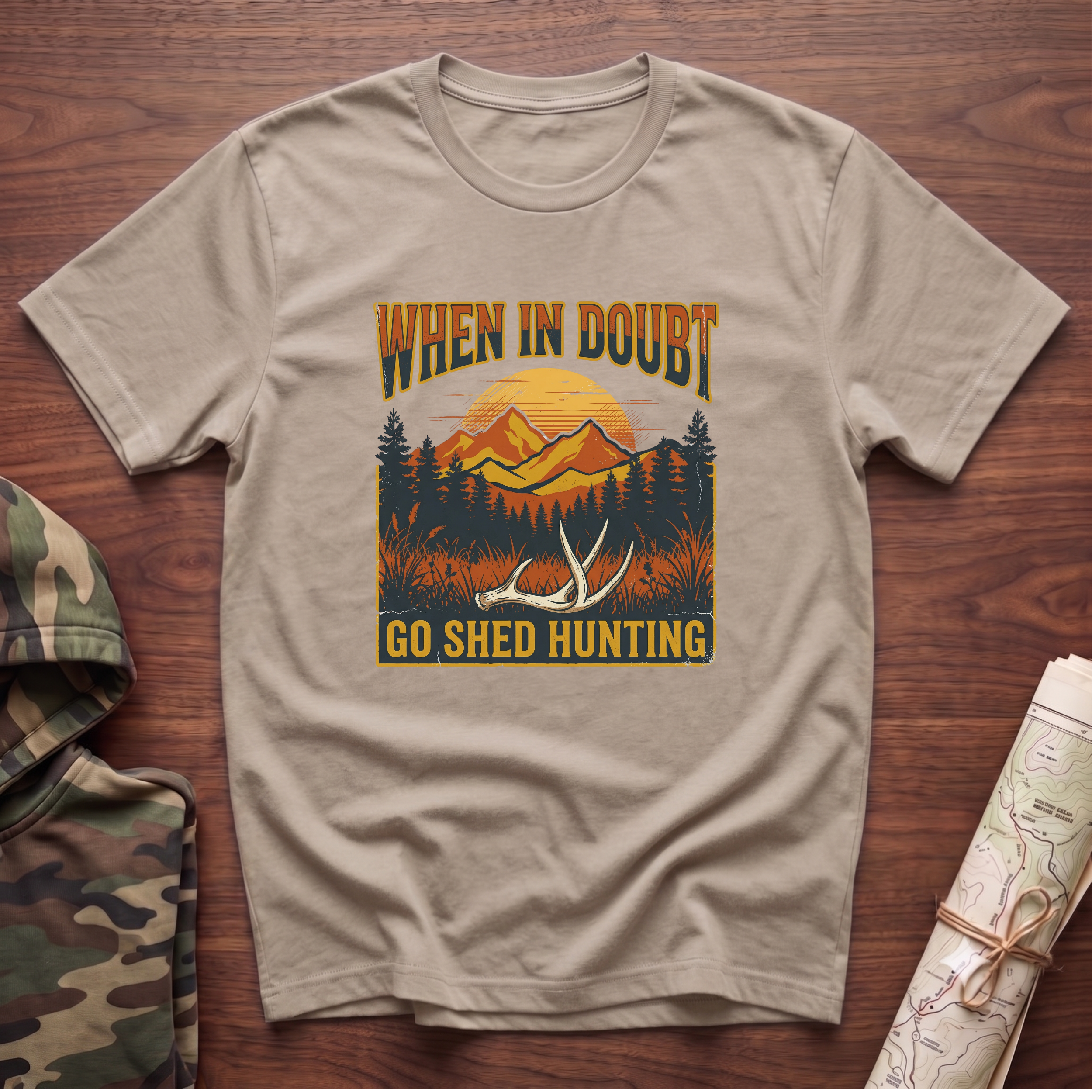 When In Doubt, Go Shed Hunting T-Shirt