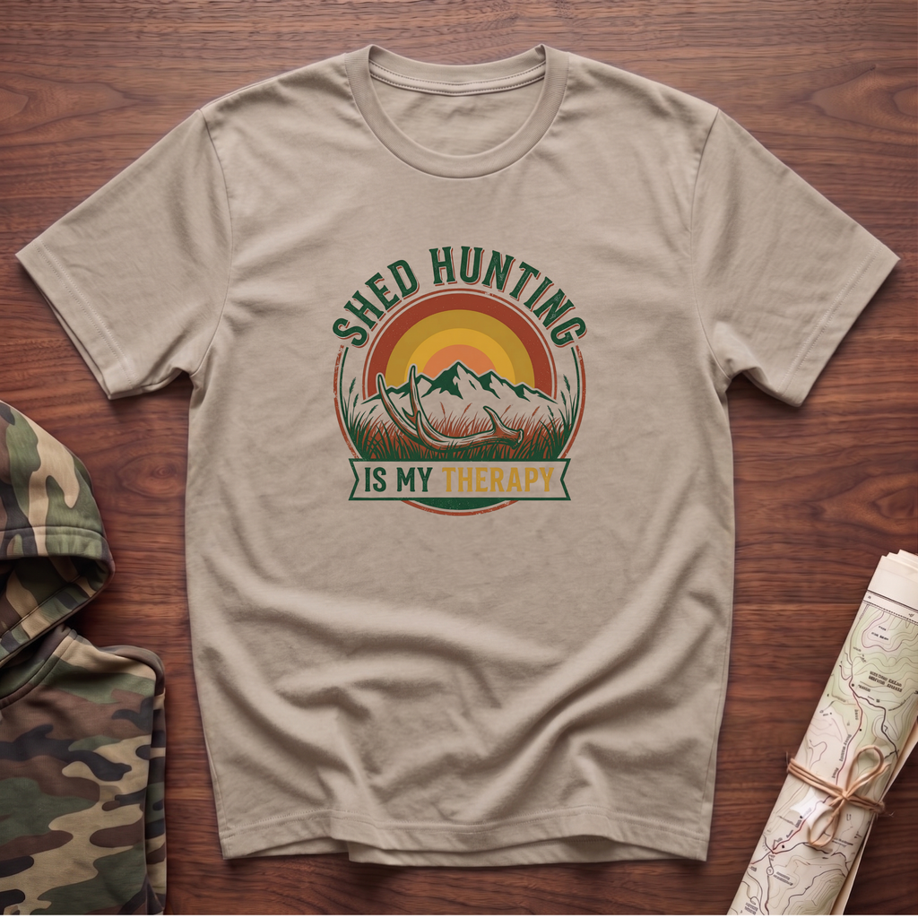 Shed Hunting is my Therapy T-Shirt