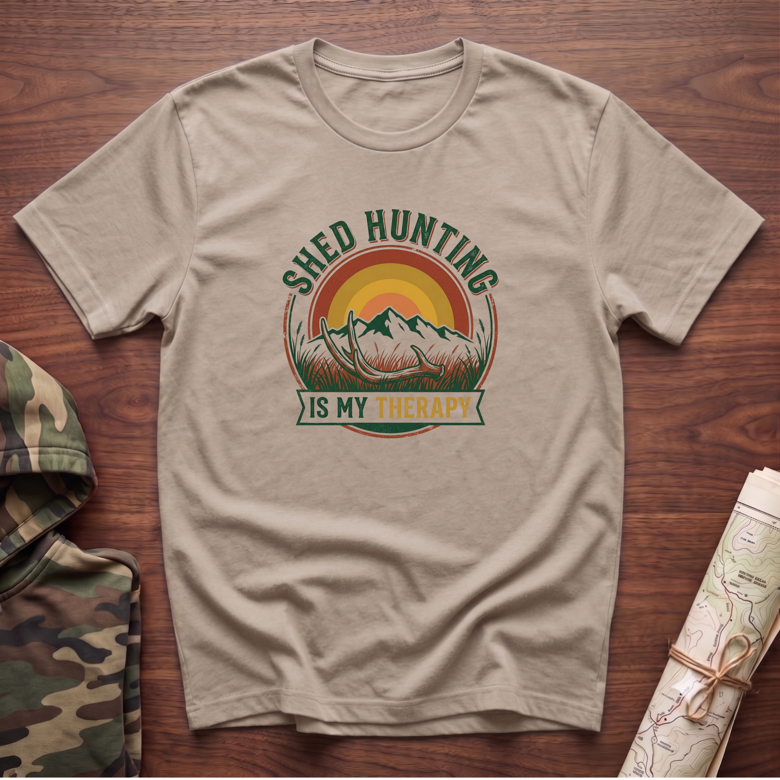 Shed Hunting is my Therapy T-Shirt