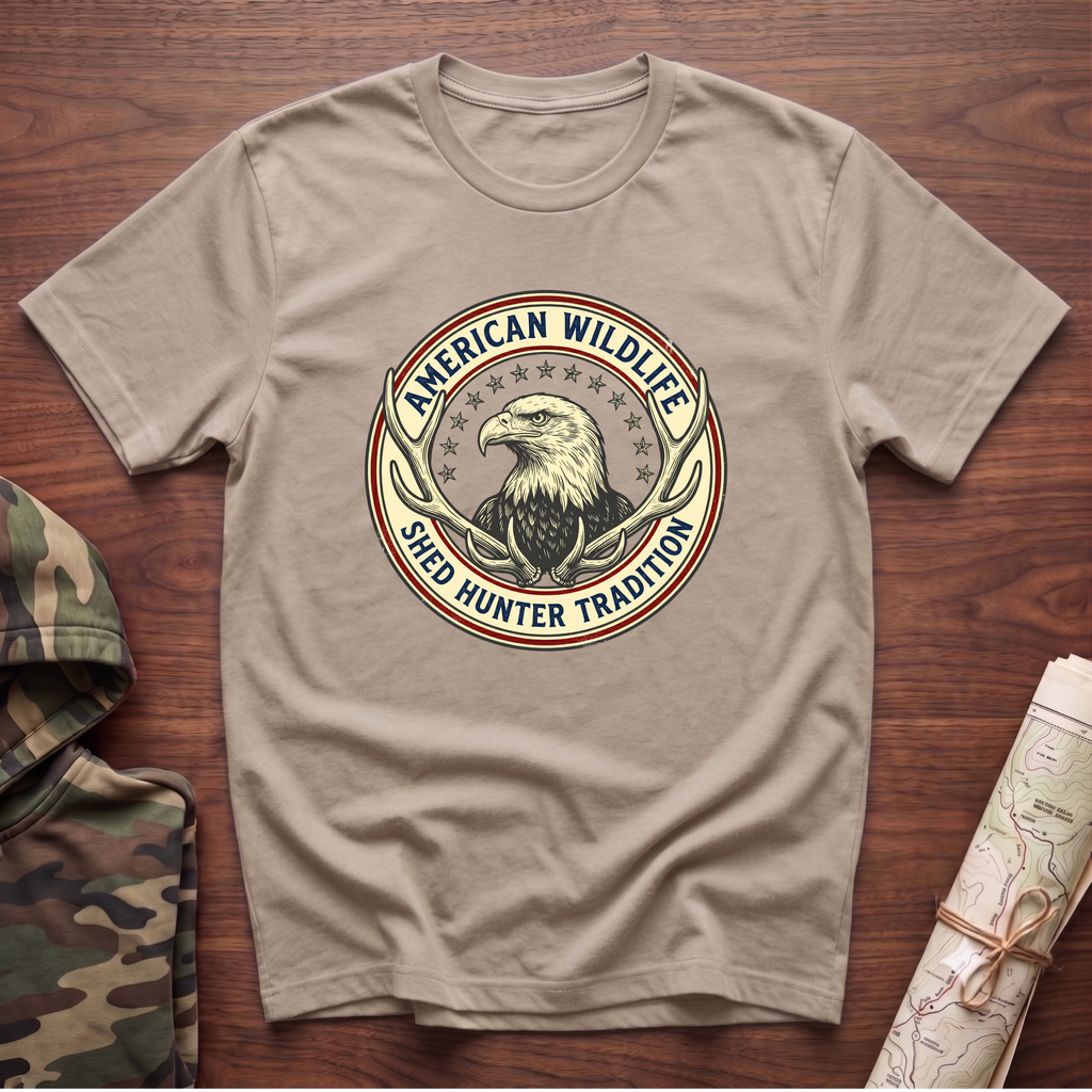 American Wildlife Shed Hunter Tradition T-Shirt