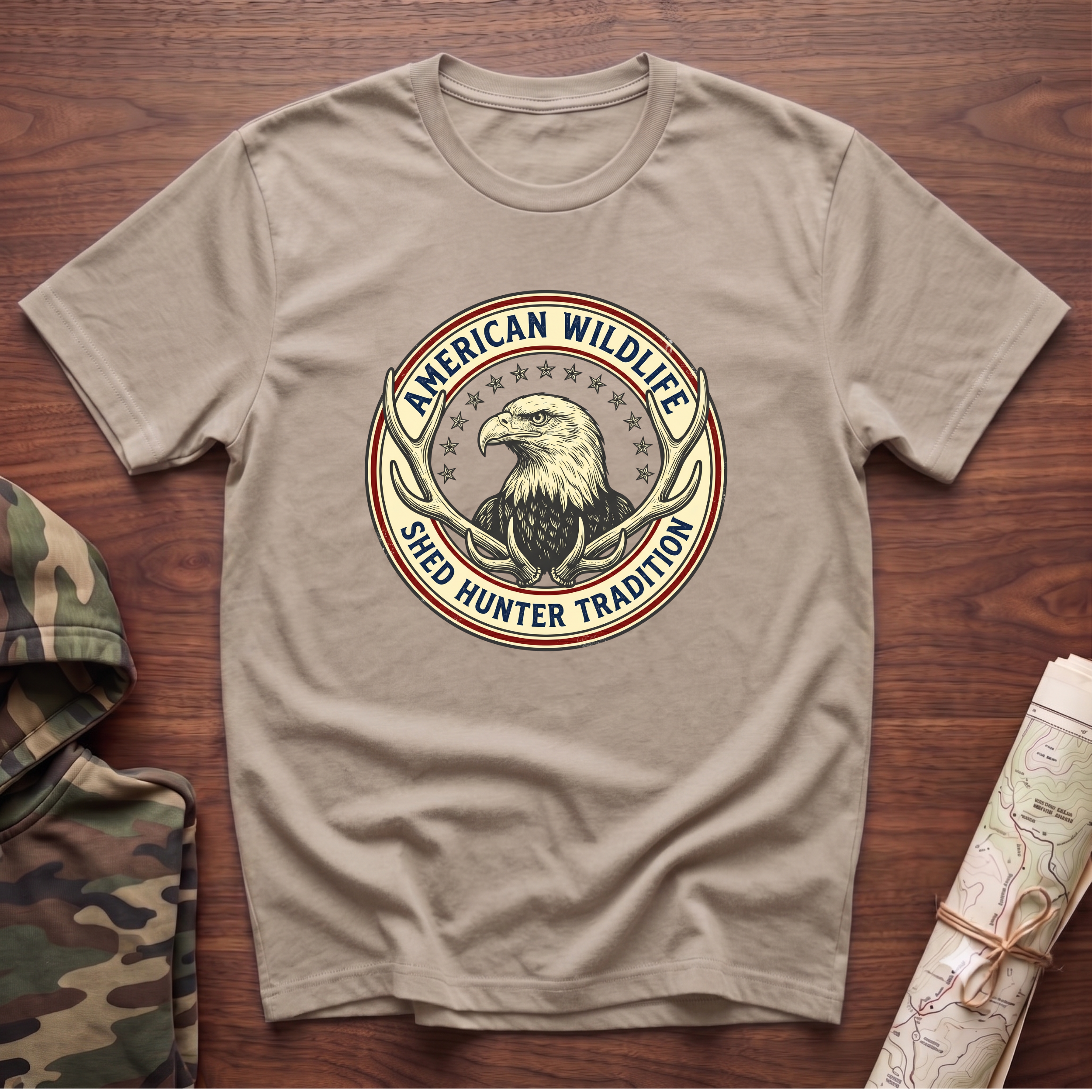 American Wildlife Shed Hunter Tradition T-Shirt