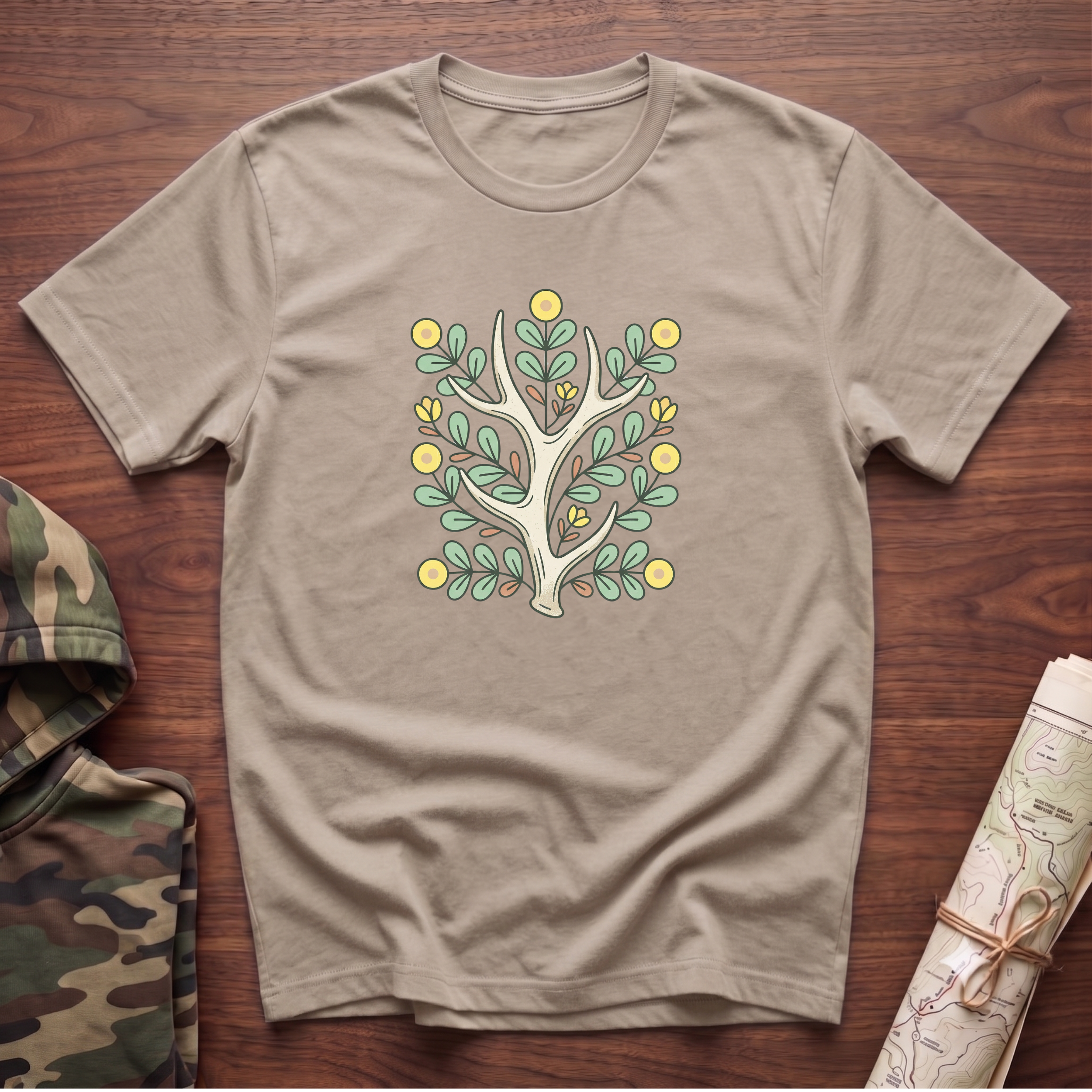 Blooming Antler Shed T-Shirt
