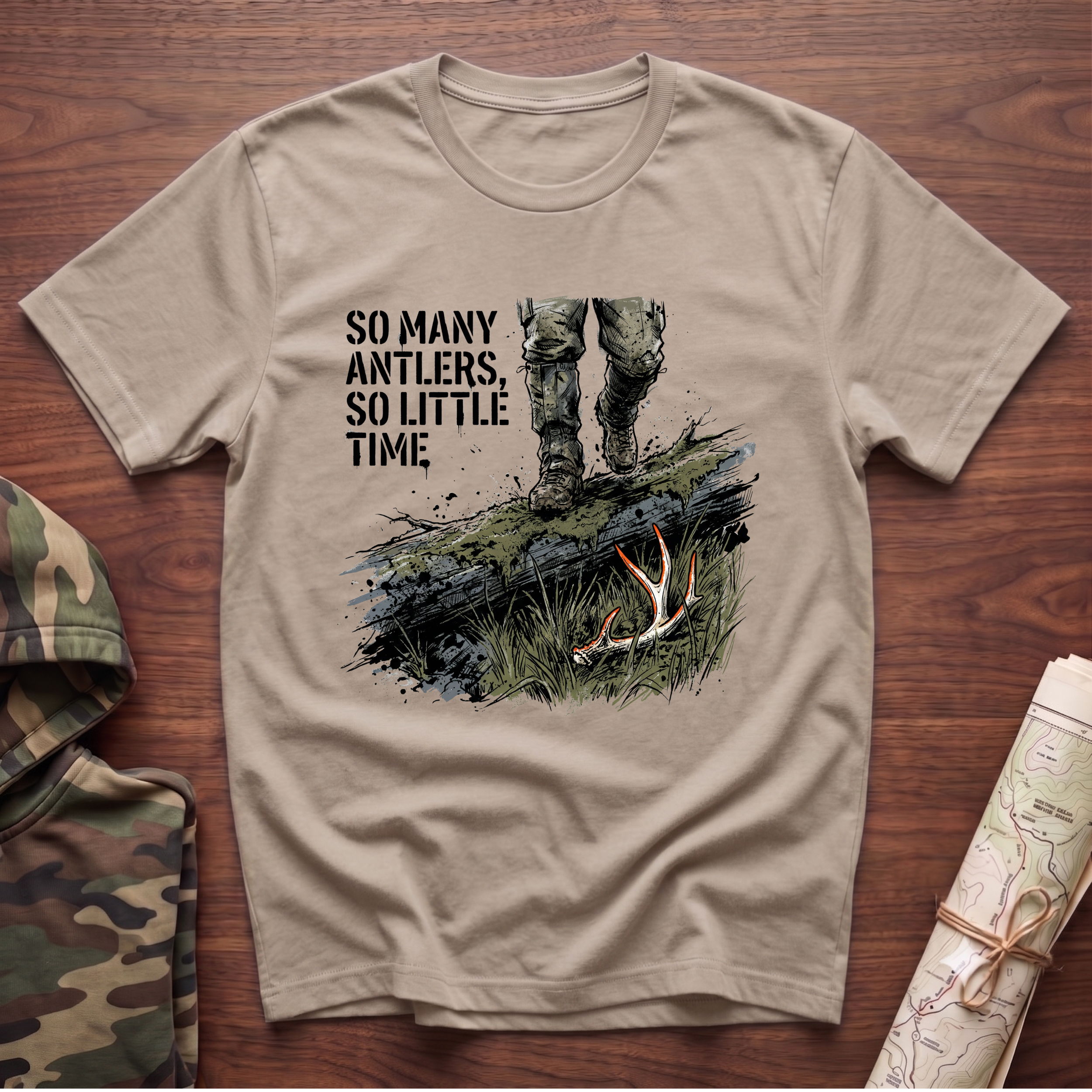 So Many Antlers, So Little Time Hunter T-Shirt