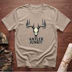 Antler Junkie Skull T-Shirt