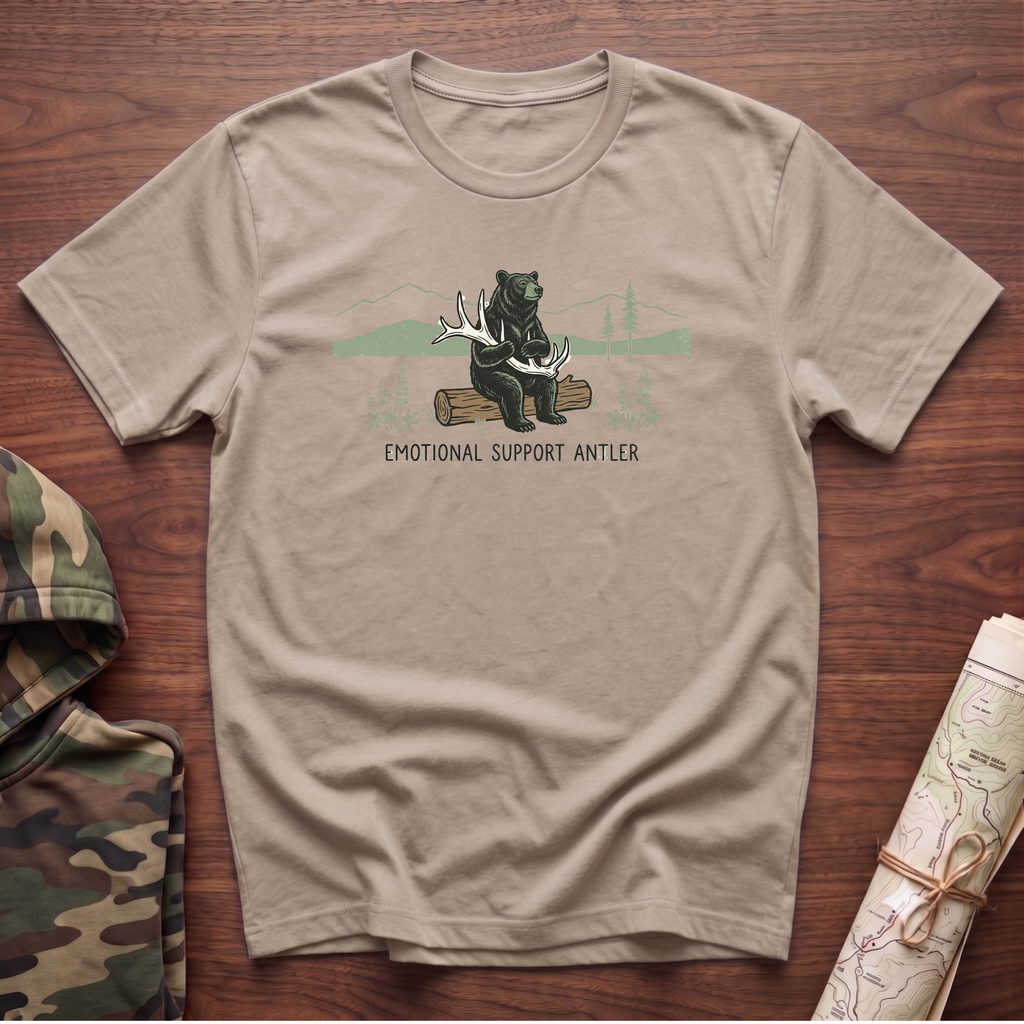 Emotional Support Antler T-Shirt