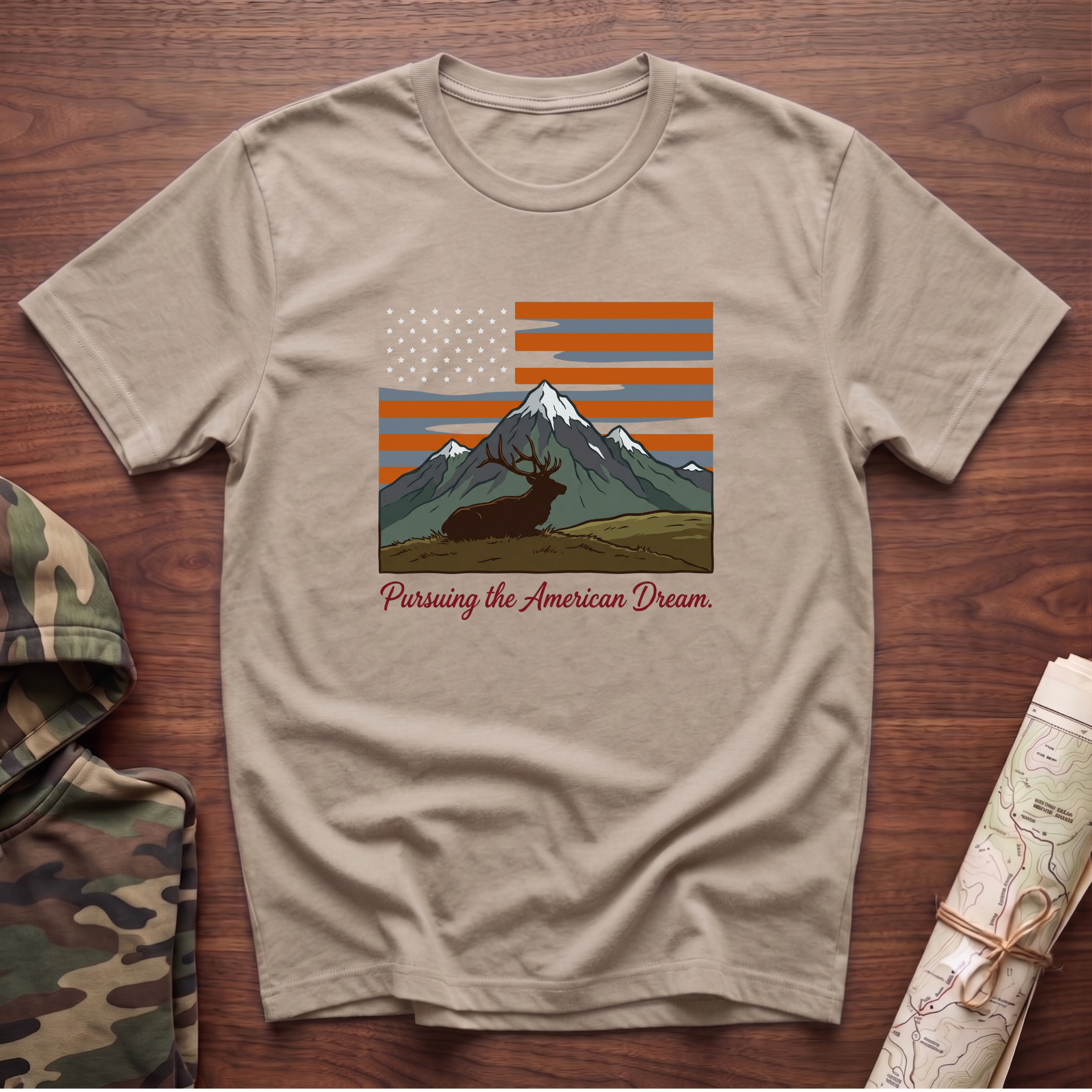 Pursuing the American Dream Elk T-Shirt