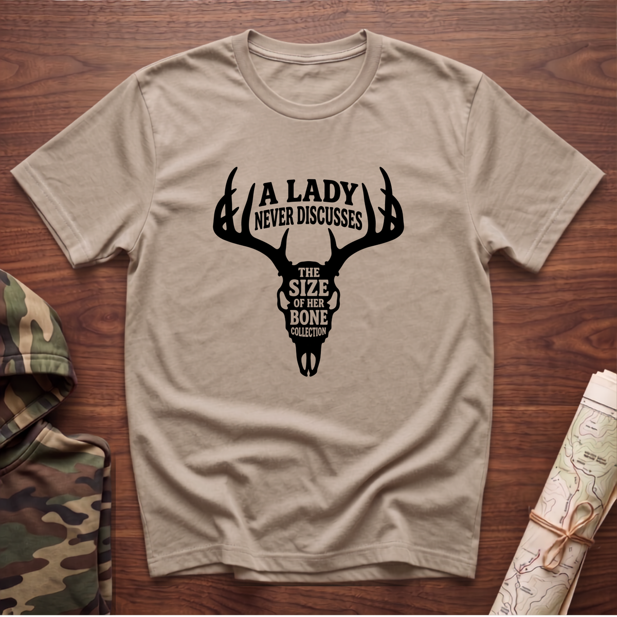 A Lady Never... T-Shirt