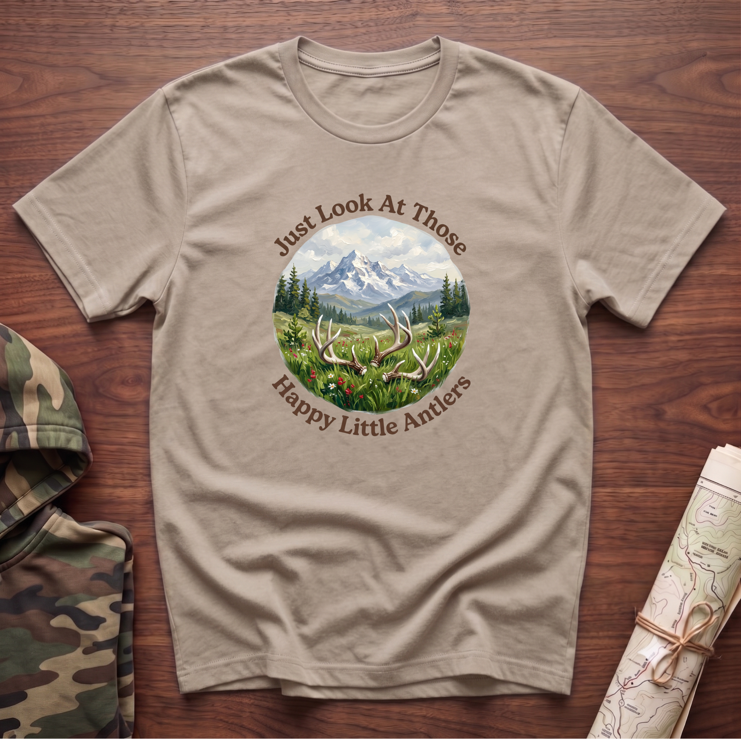 Happy Little Antlers T-Shirt