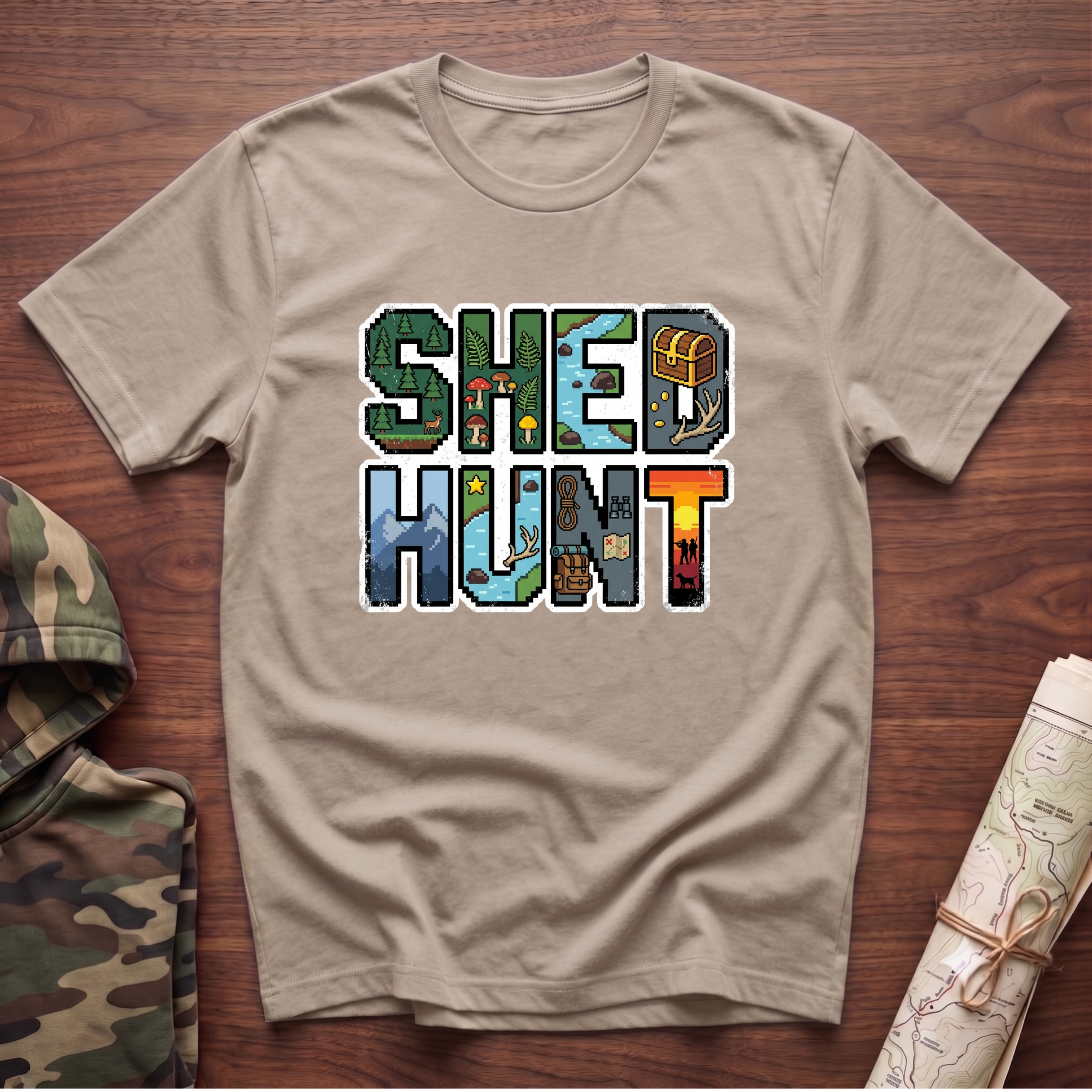 SHED HUNT 80's Pixel T-Shirt