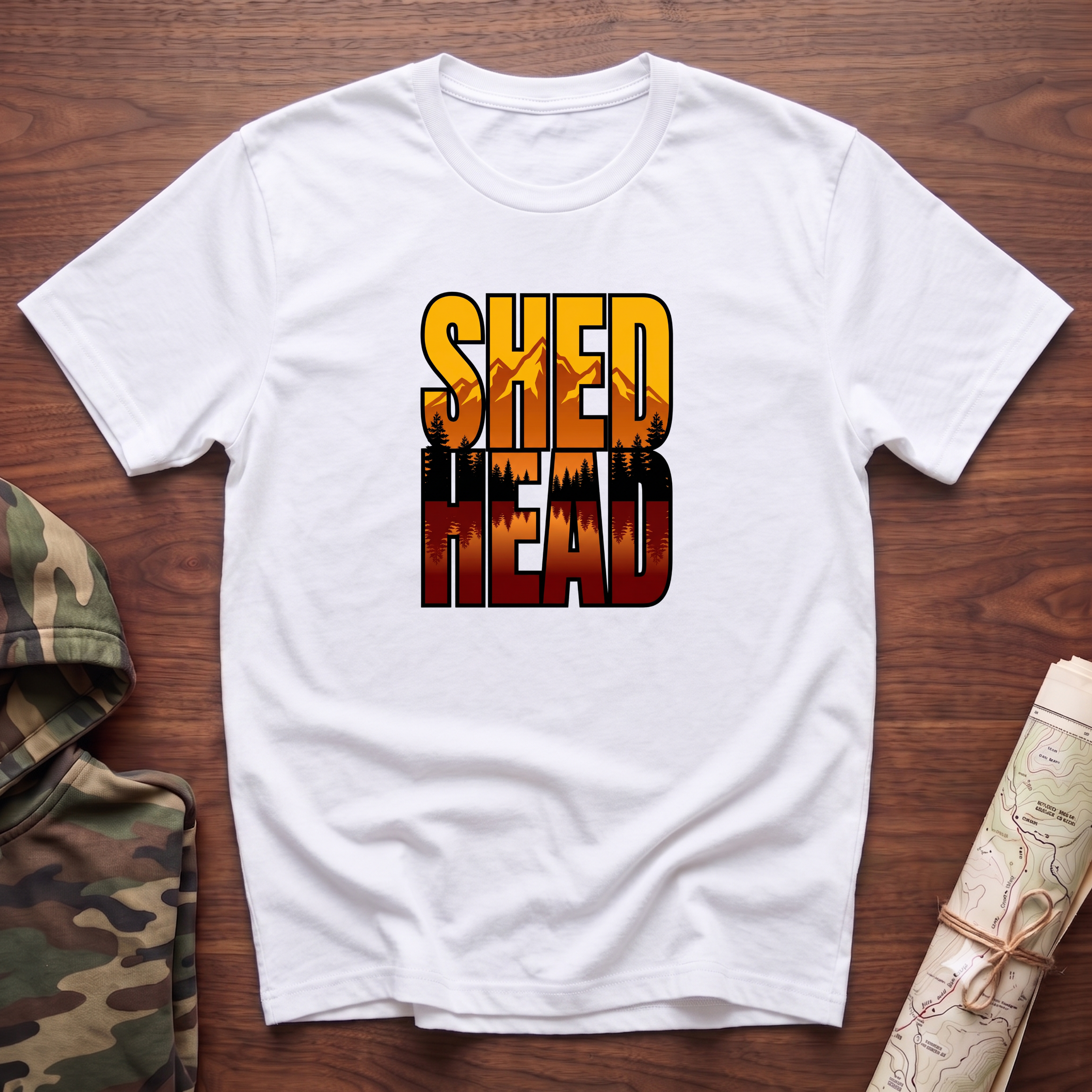 SHED HEAD Mountain Sunset T-Shirt