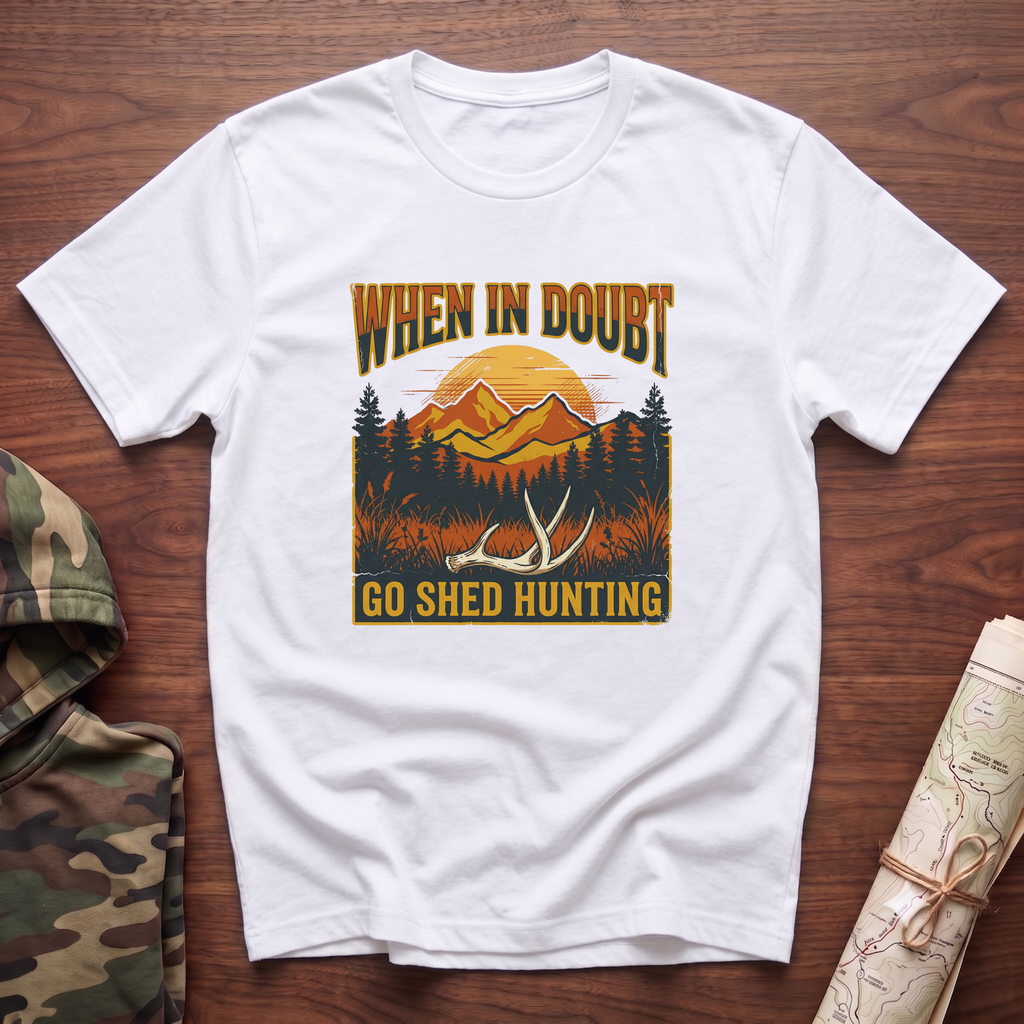 When In Doubt, Go Shed Hunting T-Shirt