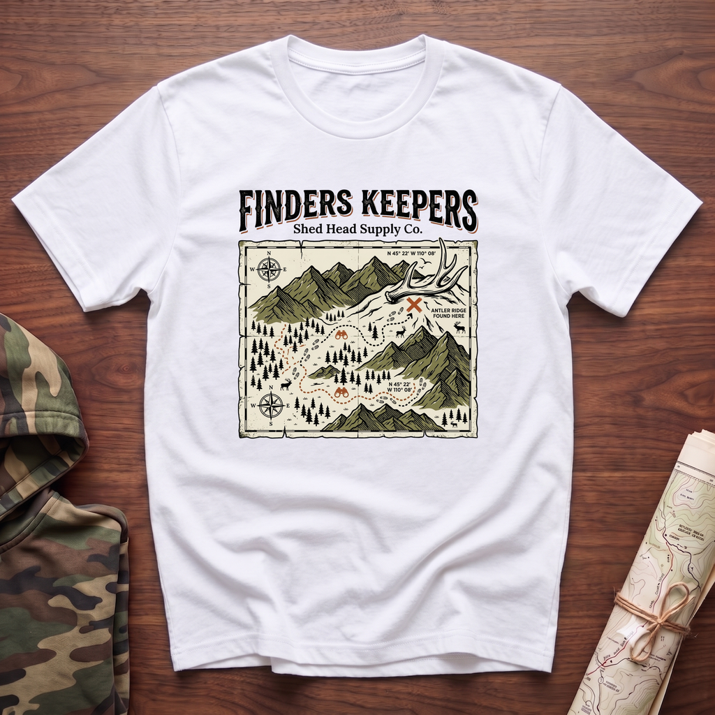 Finders Keepers Treasure Map T-Shirt