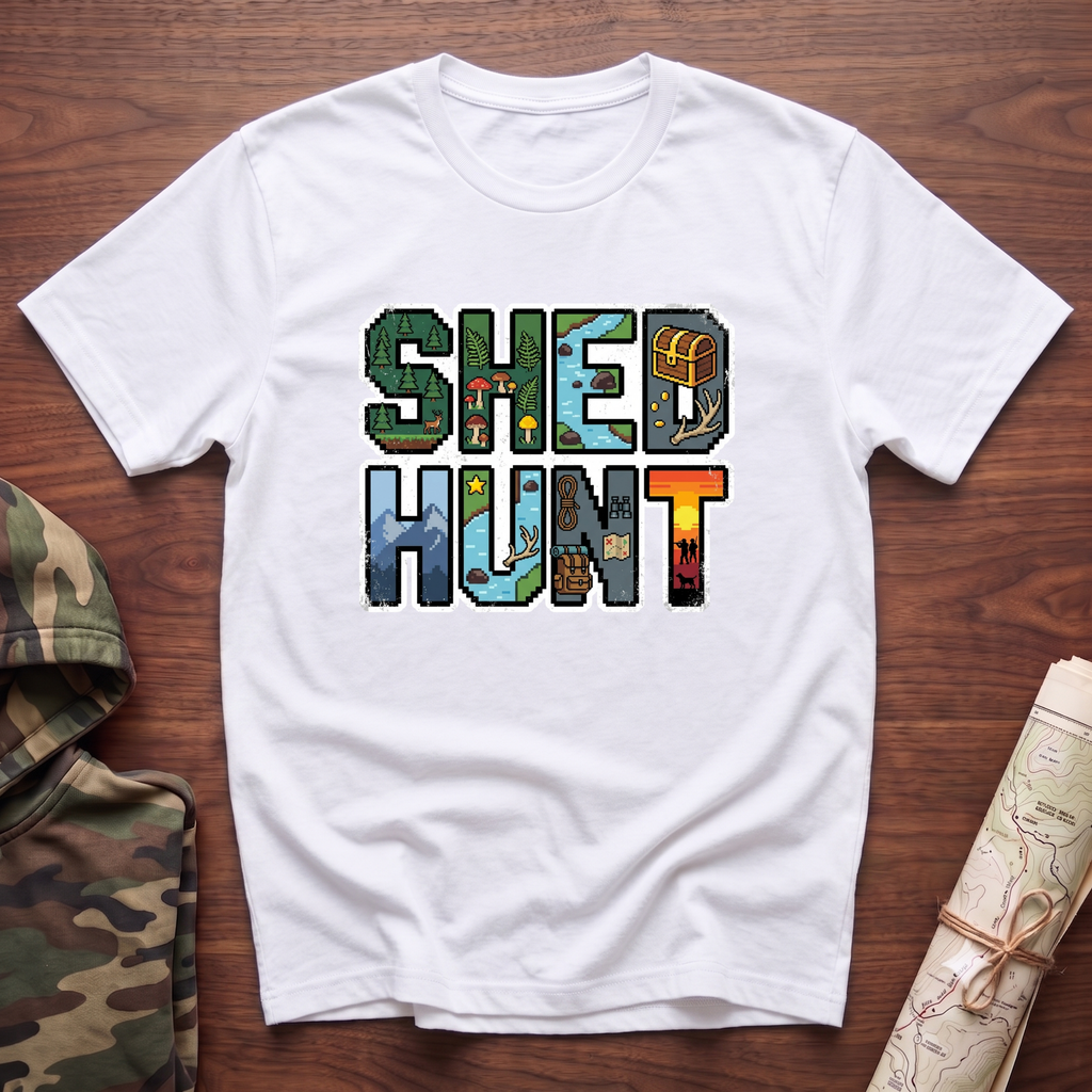 SHED HUNT 80's Pixel T-Shirt