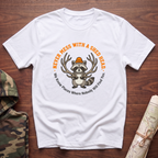 Never Mess With A Shed Head Raccoon T-Shirt