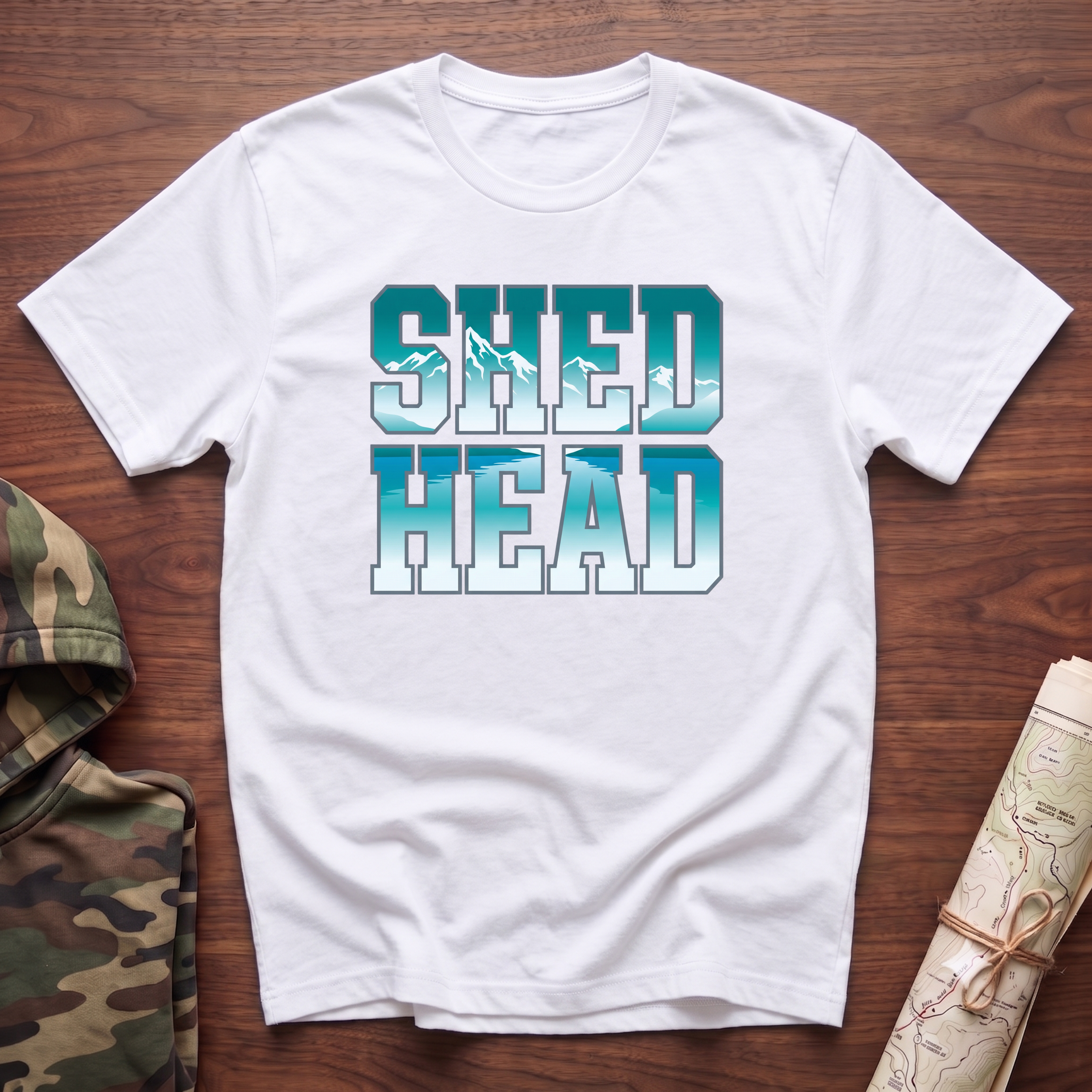 SHED HEAD Winter Landscape T-Shirt