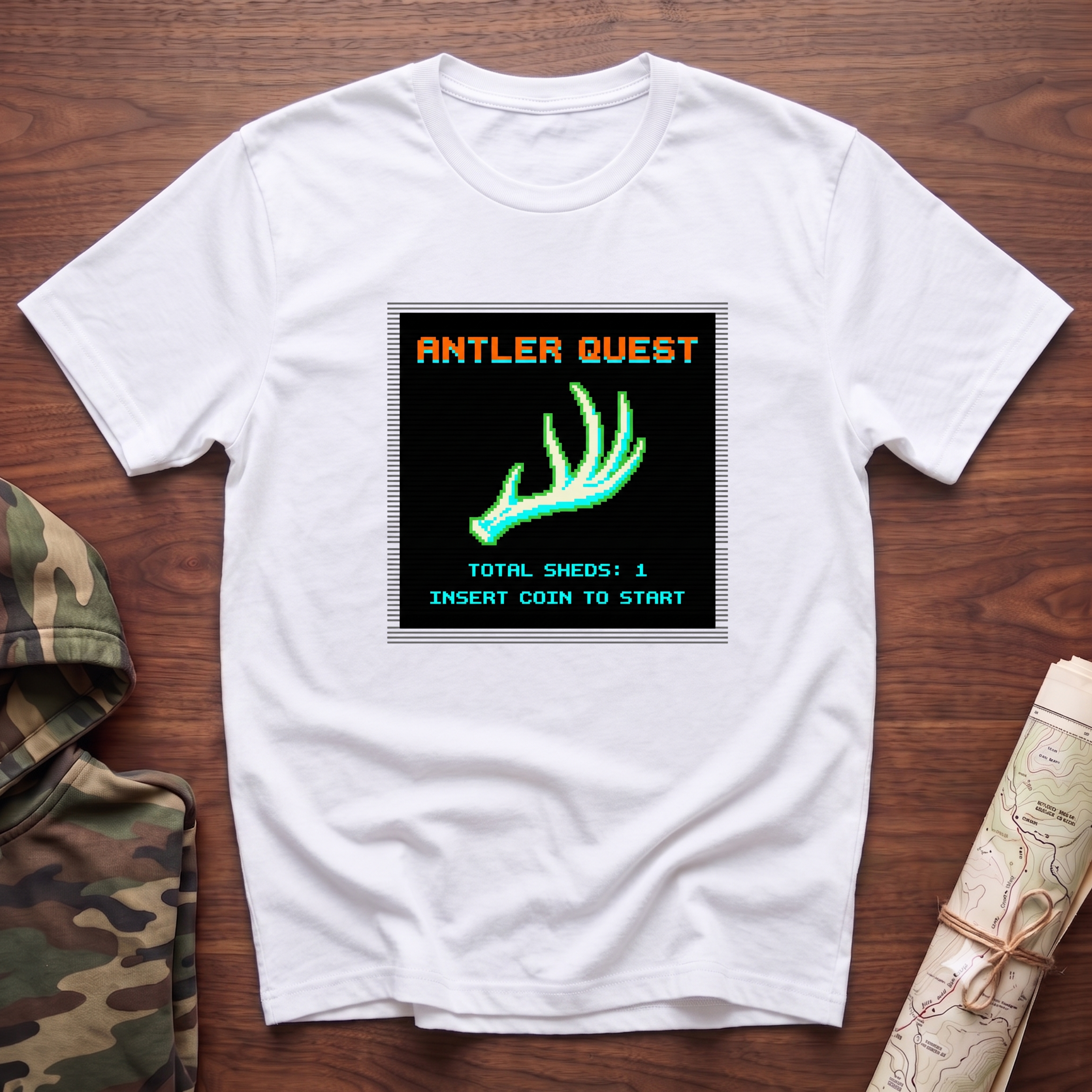 Antler Quest Pixel T-Shirt