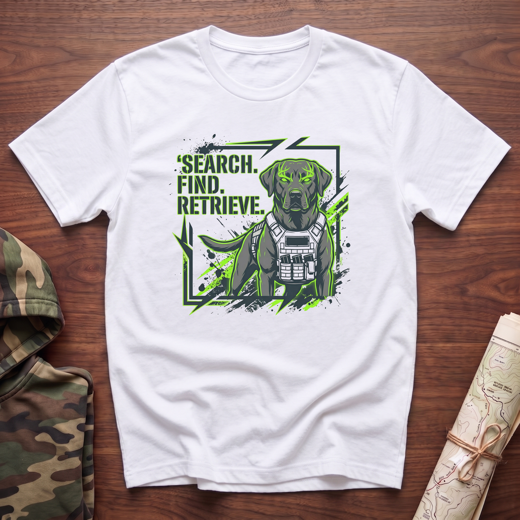Search. Find. Retrieve. T-Shirt