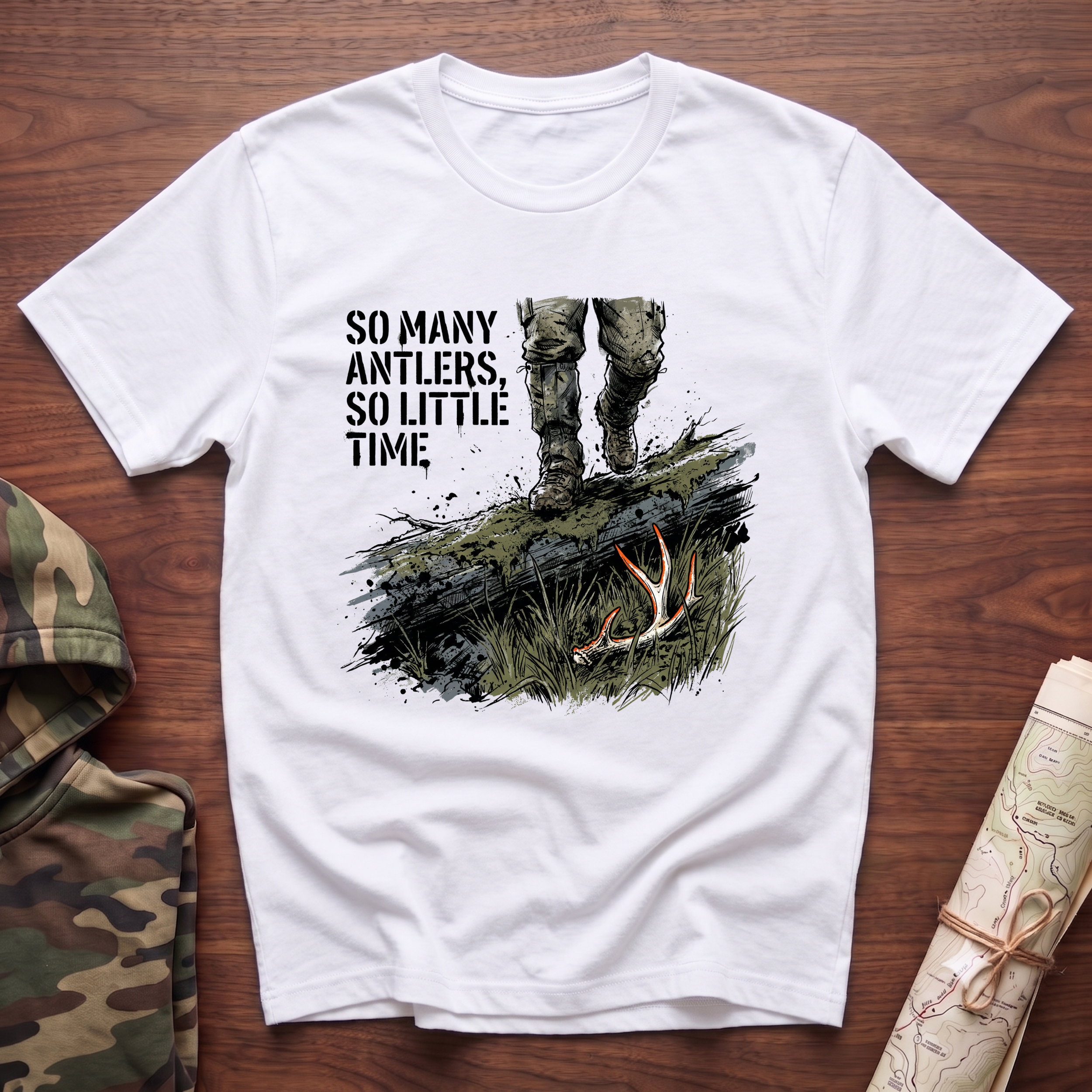 So Many Antlers, So Little Time Hunter T-Shirt