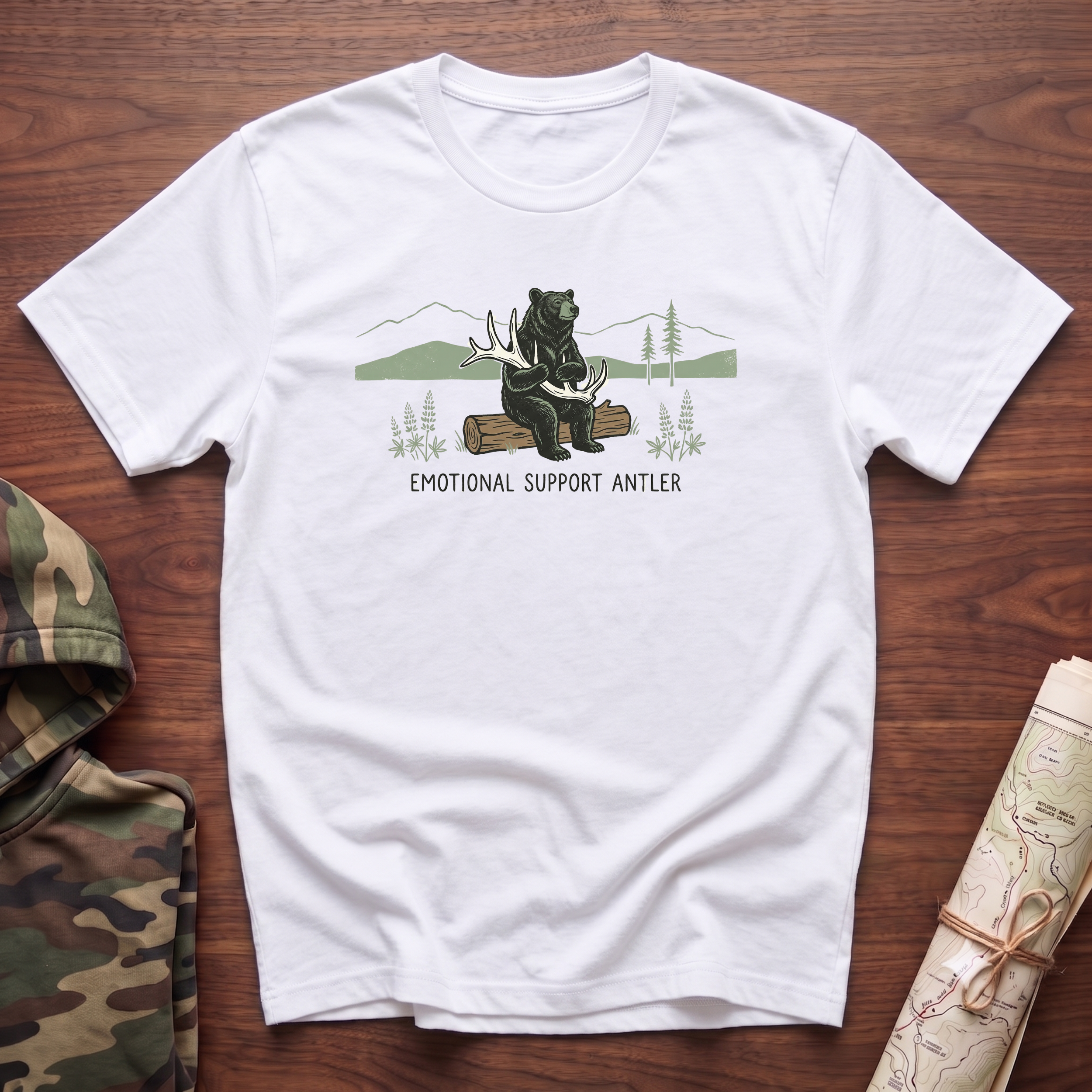 Emotional Support Antler T-Shirt