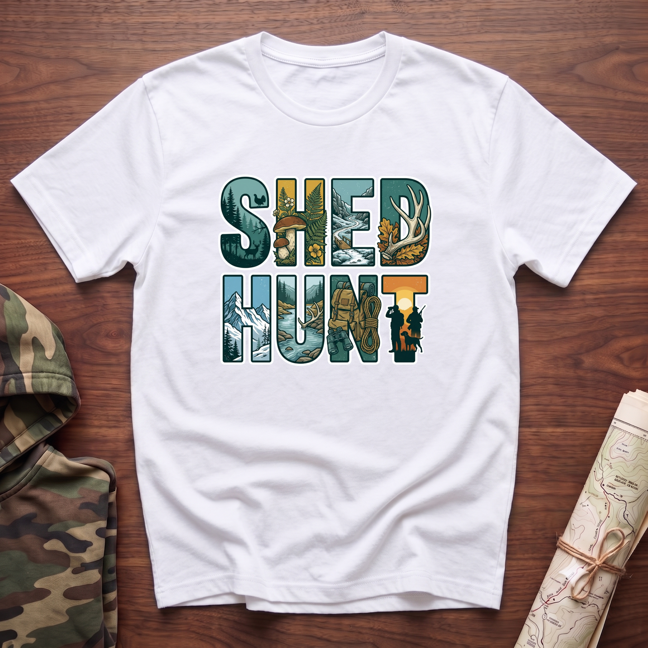 SHED HUNT All Seasons T-Shirt