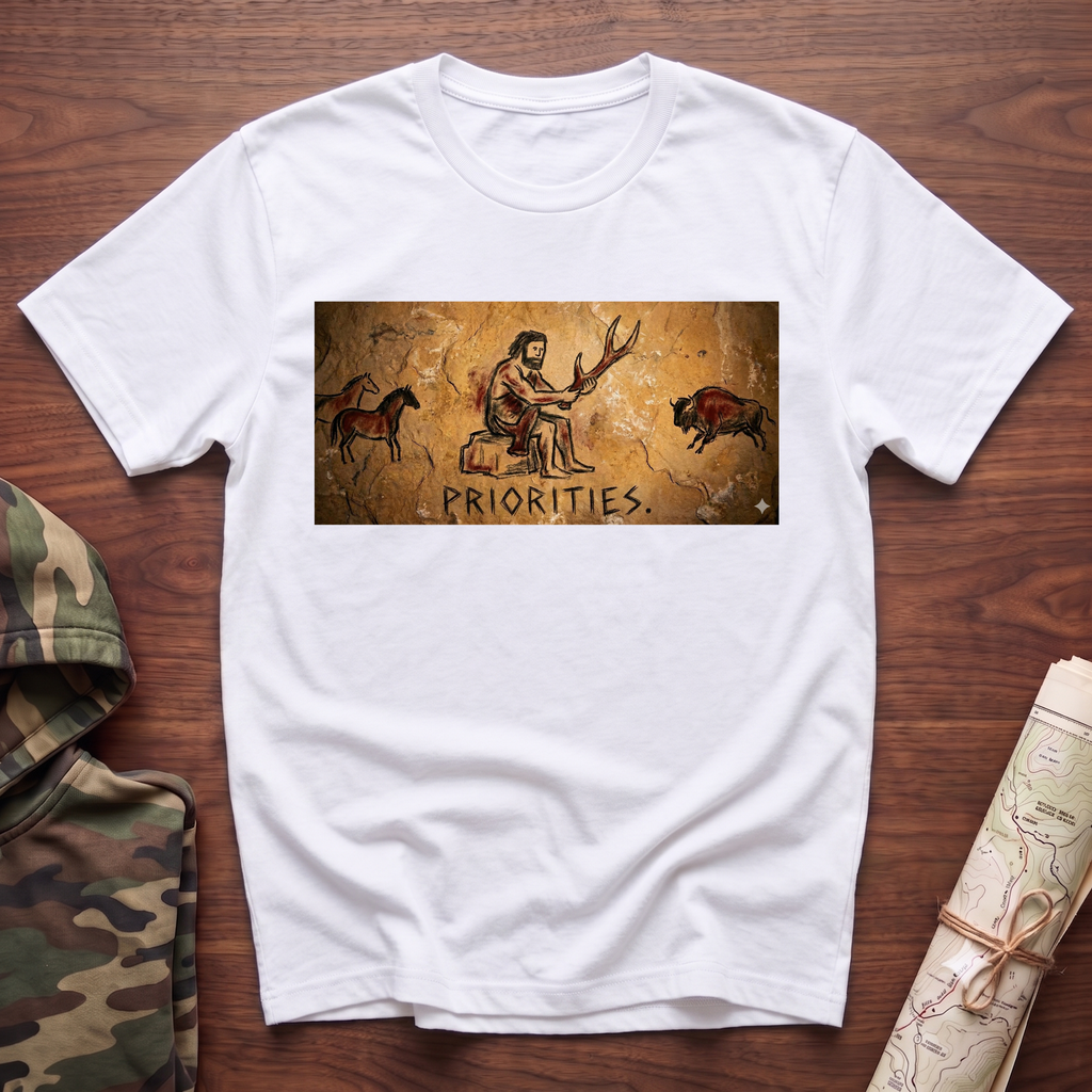 Prehistoric Priorities T-Shirt